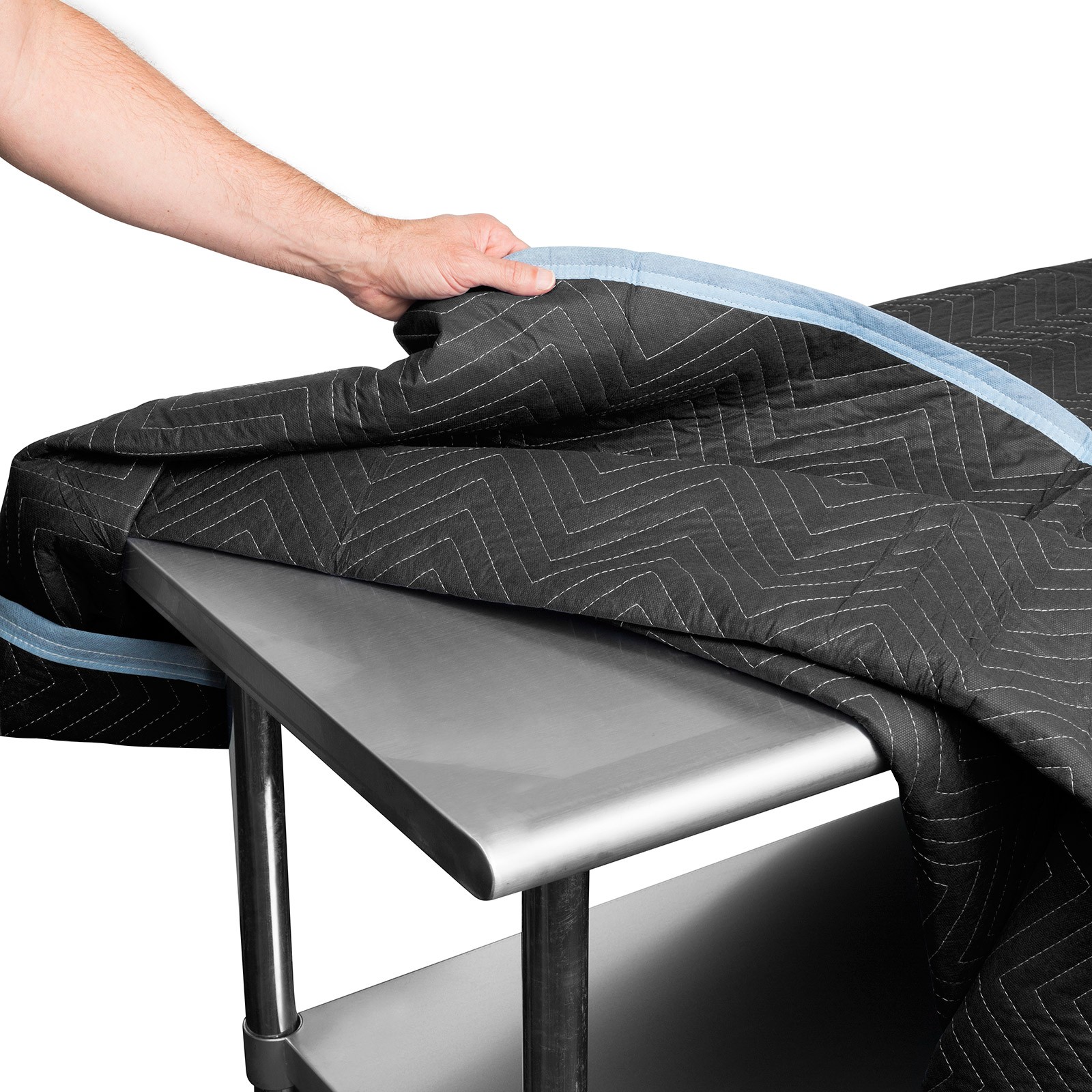 8 Moving Blankets Furniture Pads – Ultra Thick Pro – 80″ x 72″ Black