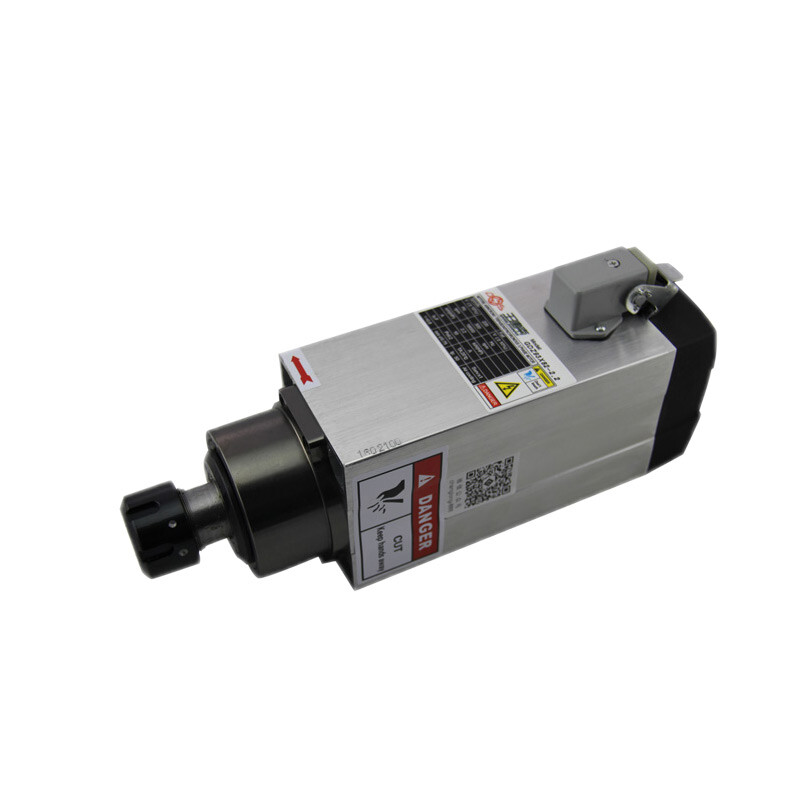 Air-cooled CNC Spindle Motor 220V 2.2KW ER25 18000rpm CNC Woodworking 93*82mm