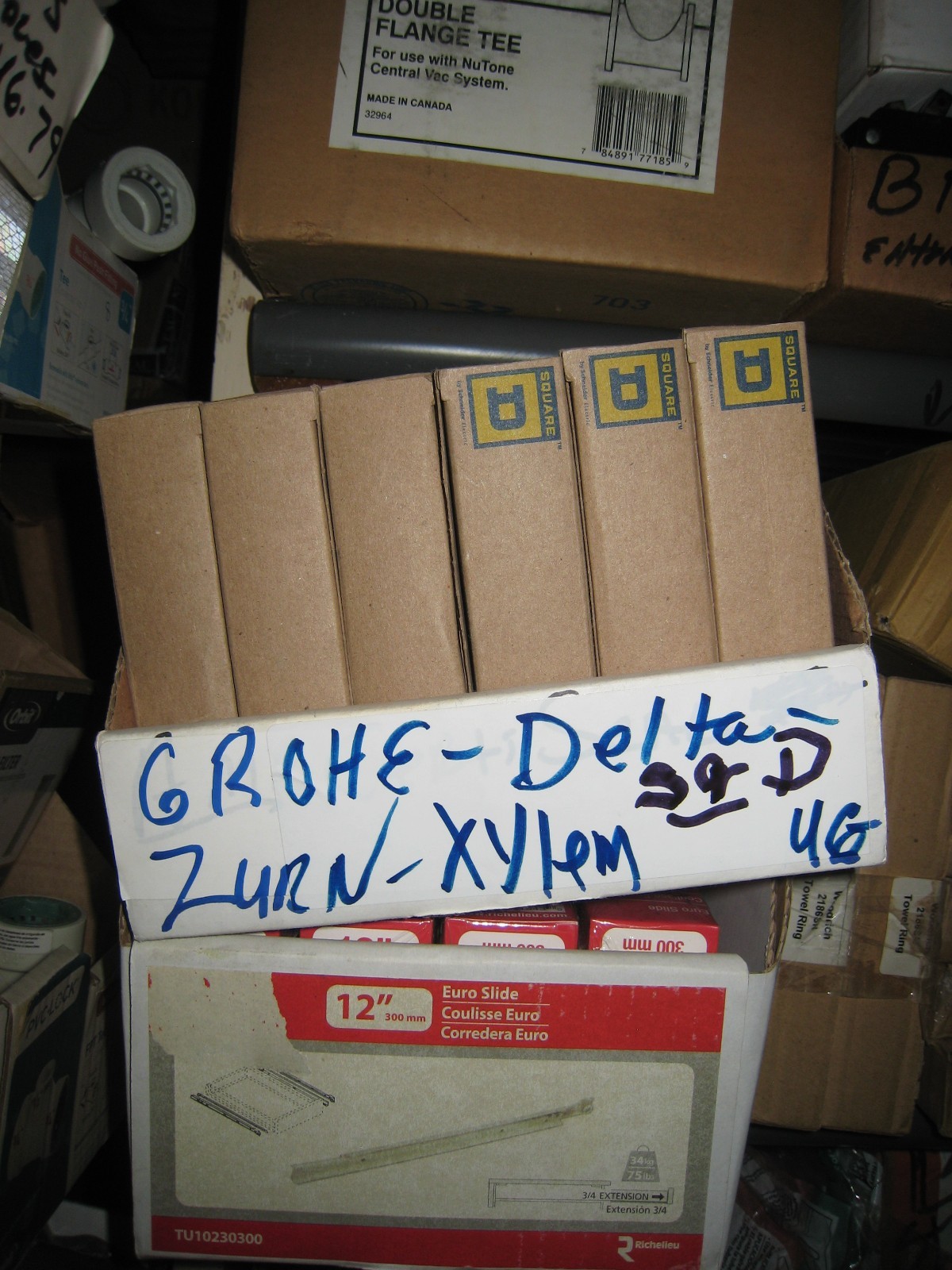 Square D HOM115CAFI 15A 1-Pole AFCI Circuit Breaker 120V Homeline NOS