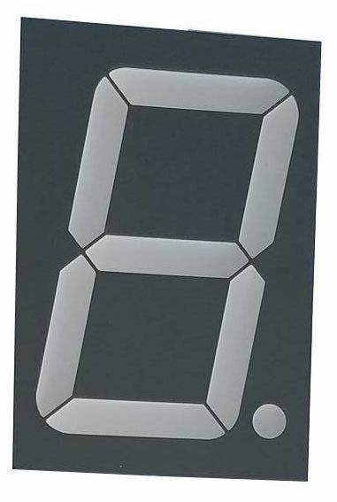 Large Seven Segment Display, Red 2.3 inch Digit (Pack of 2)