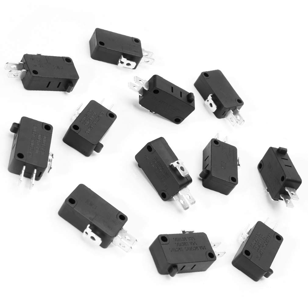 125V/250V 16A SPDT Snap Action Button Micro Limit Switch for Microwave Oven D…