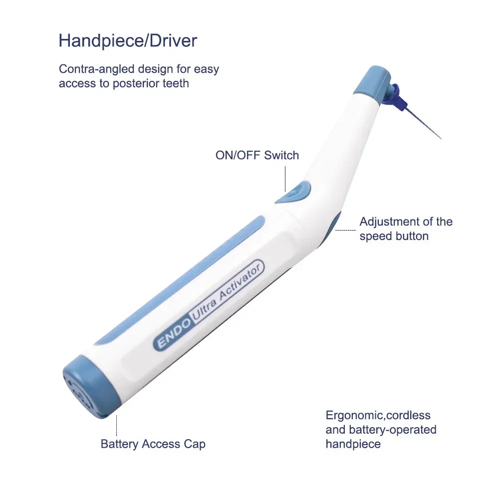 Dental Endo Activator Endodontic Root Ultrasonic Irrigator Root Canal+60pcs Tips