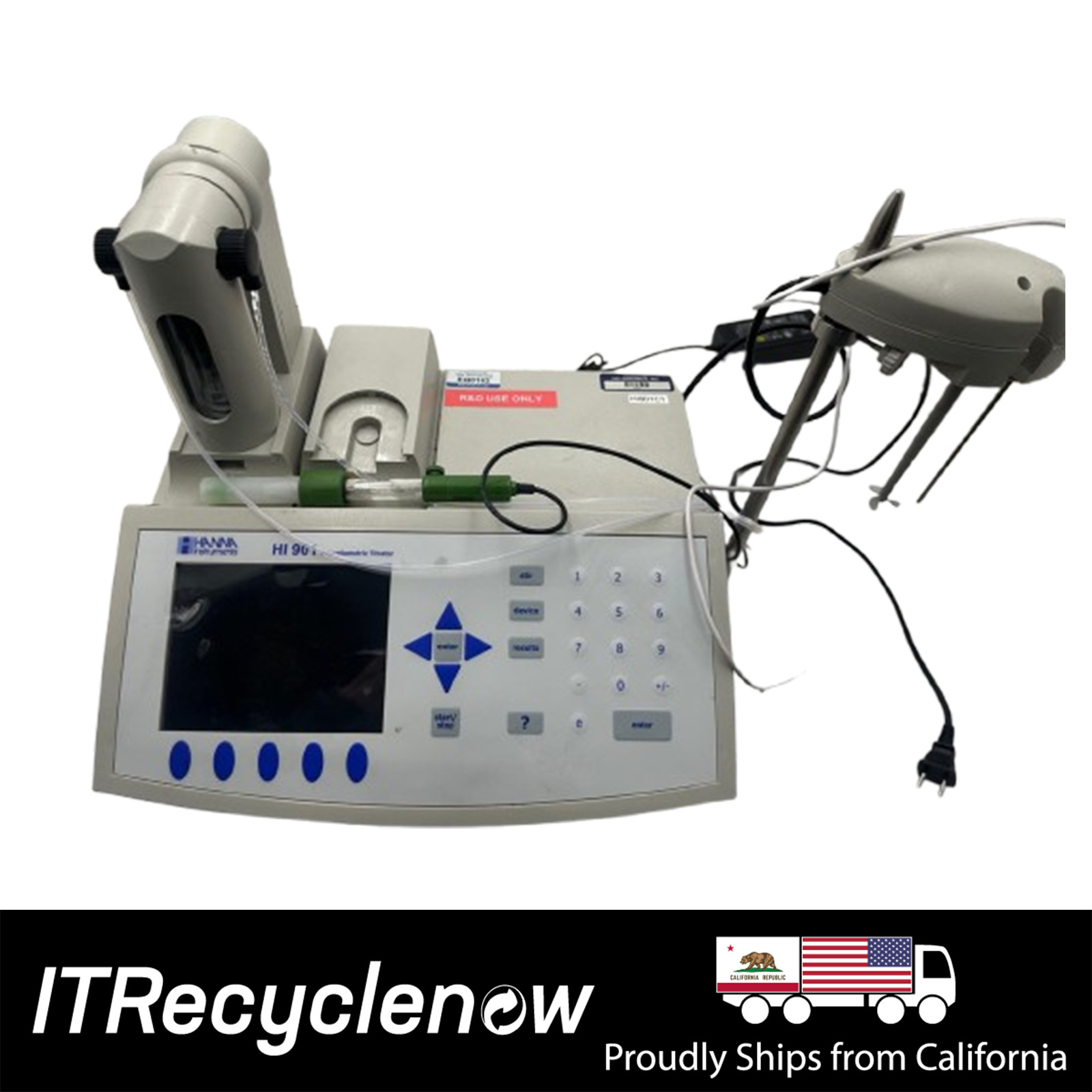 Hanna Instruments HI 901 Potentiometric Titrator Comes w/ HI1053 pH Electrode