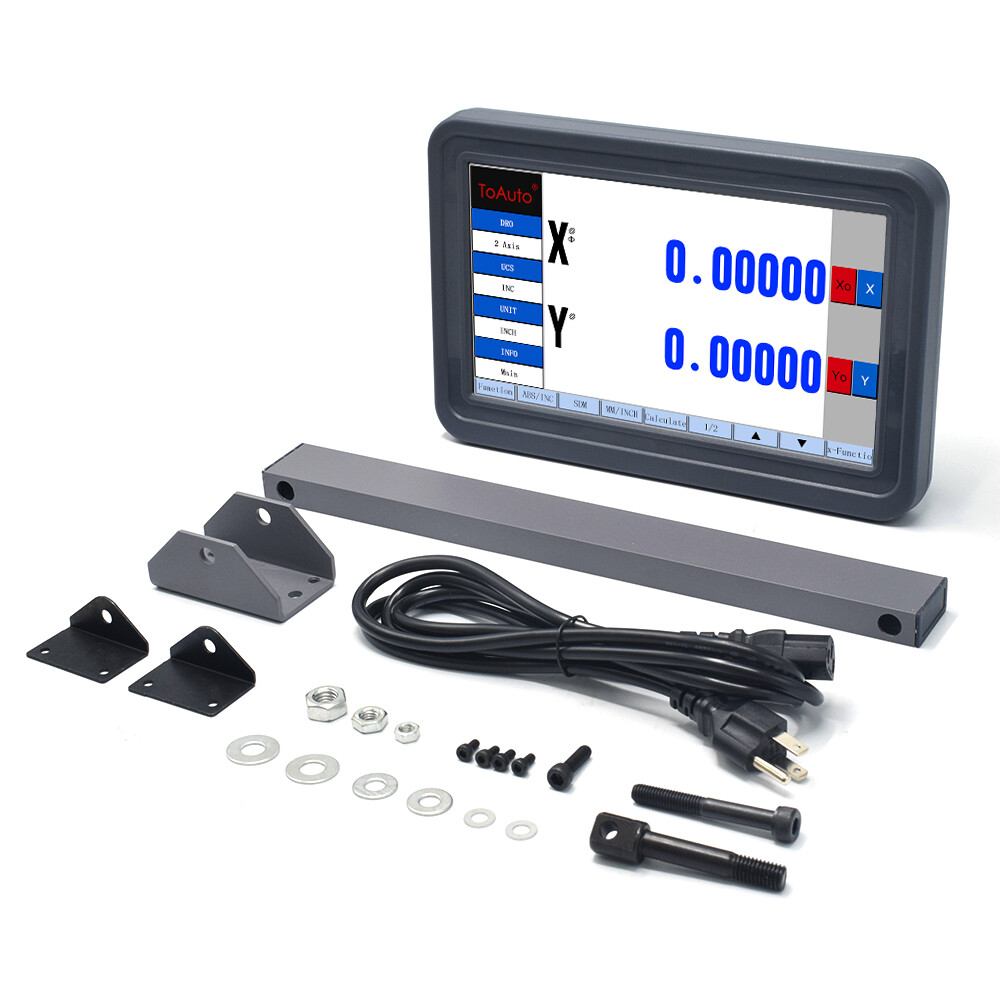 2/3 Axis Digital Readout Touch Screen DRO Display Linear Glass Scale 100-2000MM
