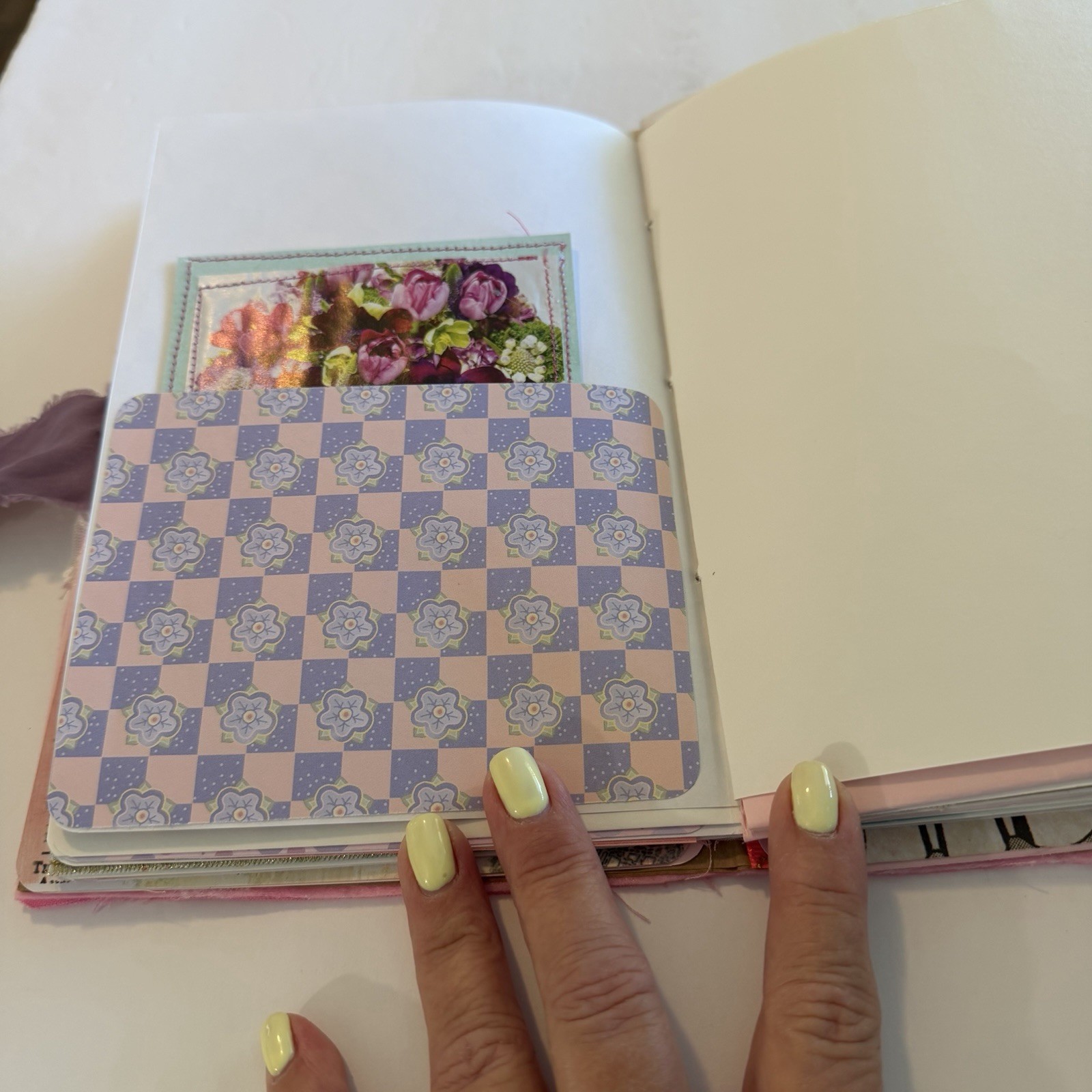 Handmade Patchwork Junk Journal Shabby Chic 9×6