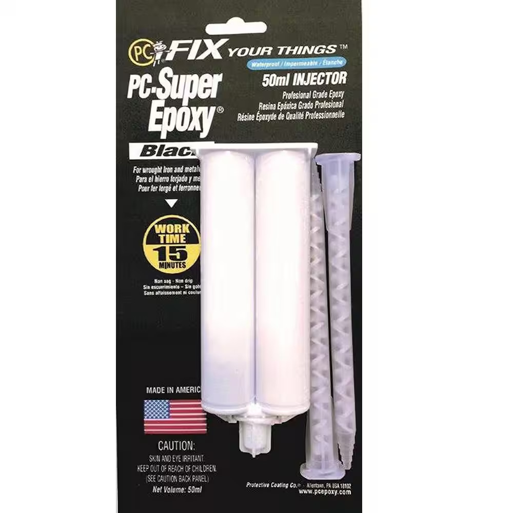 PC 1.69 Fl. Oz. Super Epoxy Black, 2-Part Paste