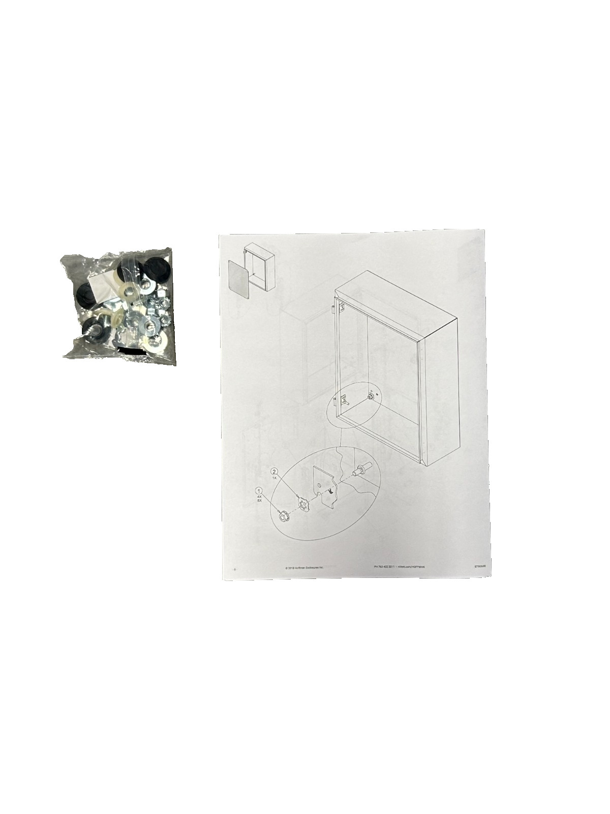 New Nvent Hoffman CSD20208 Concept Wall-Mount Enclosure