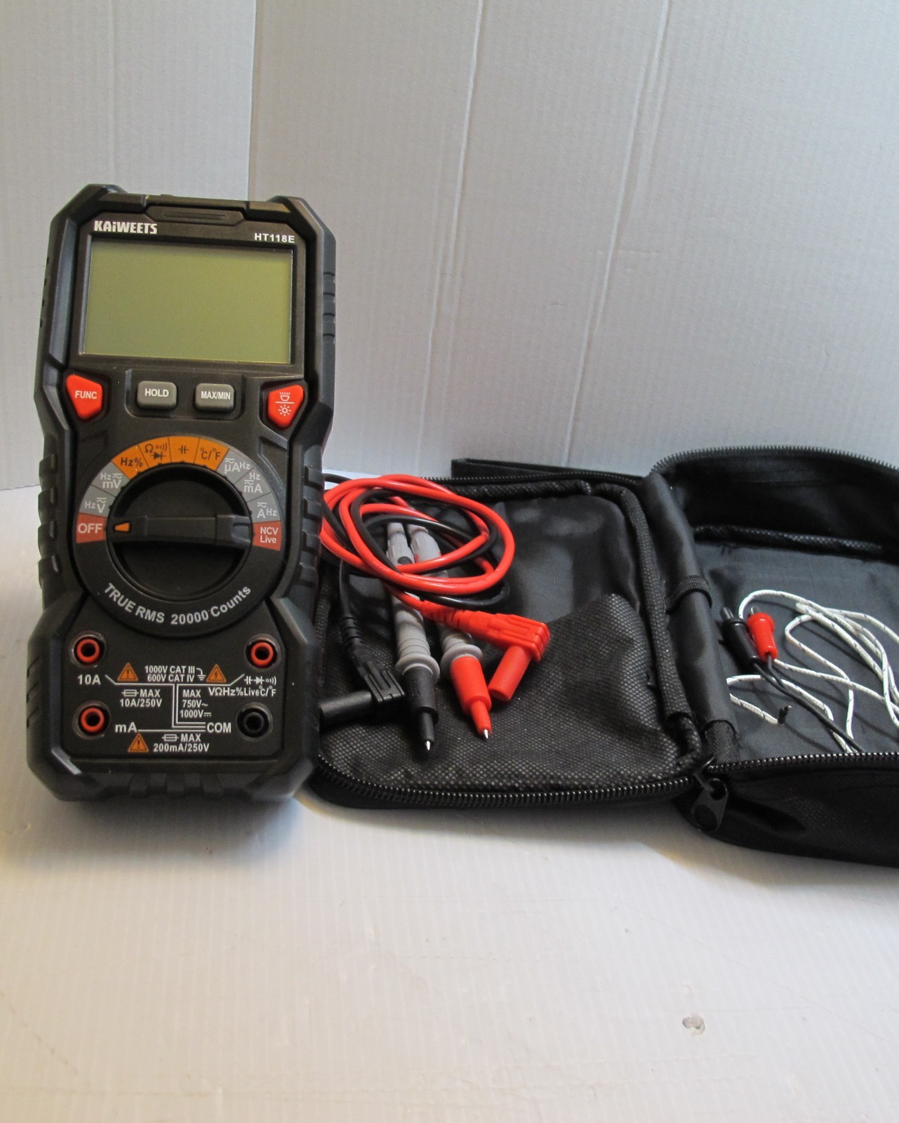 KAIWEETS HT118E Digital Multimeter TRMS 20000 Counts with Higher Resolution