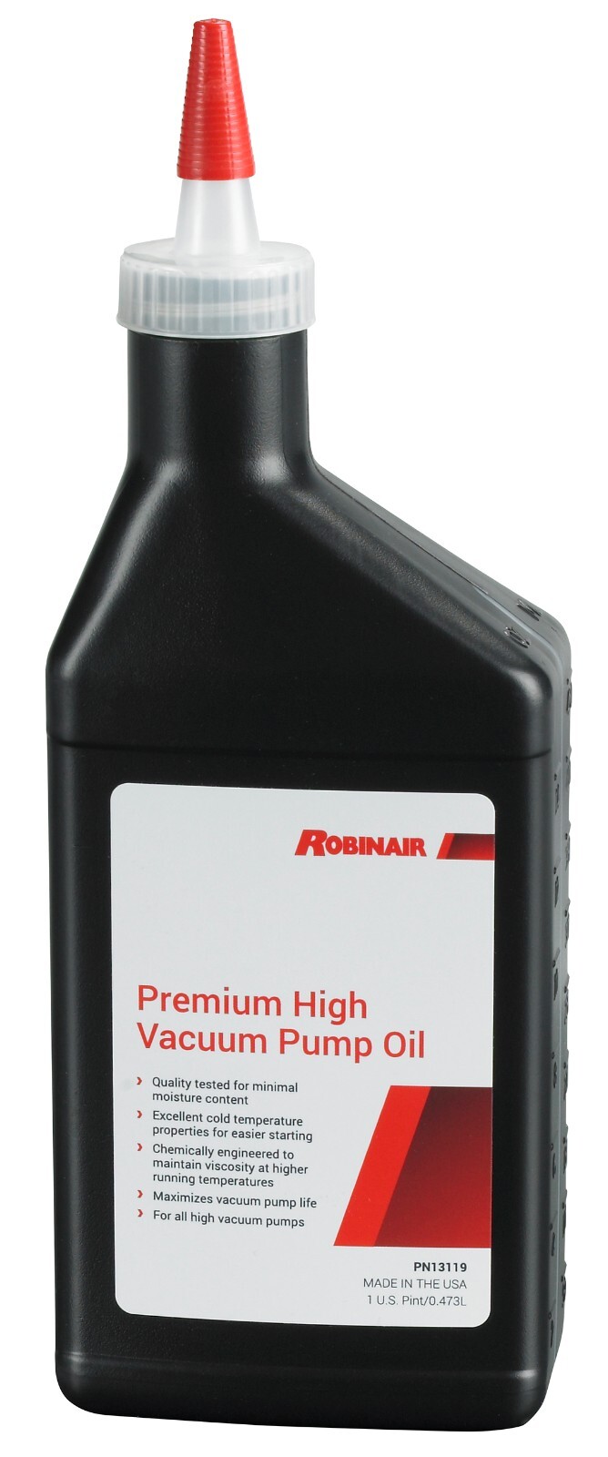 Robinair – 13119-1 – Premium High Vacuum Pump Oil, Pint bottle