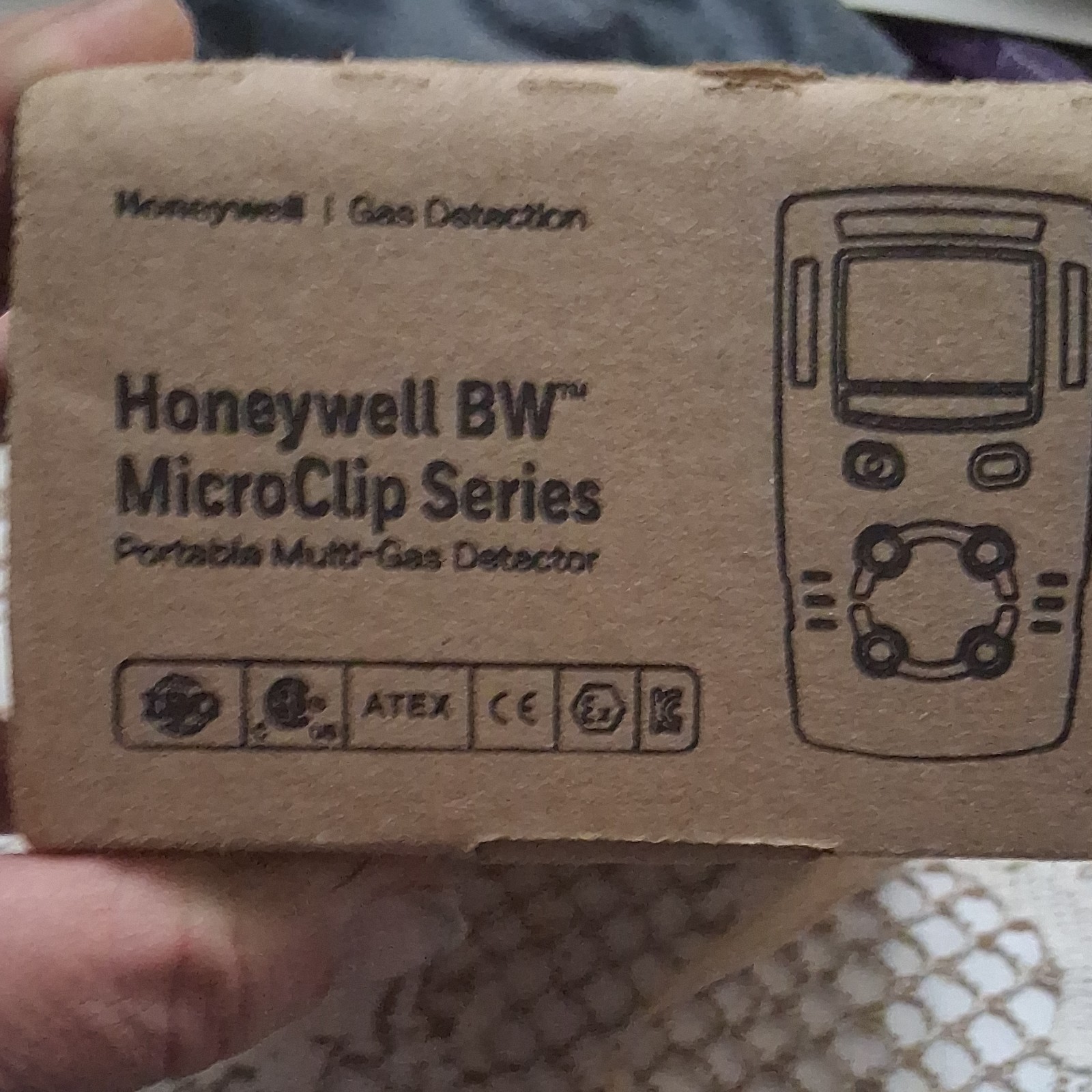 Honeywell BW MicroClip Series Portable Multi-Gas Detector KA425-0053444