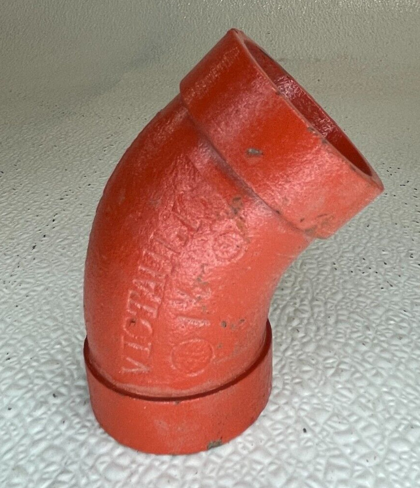 1-1/2″ 45° Elbow Grooved End IPS Pipe Fitting Fits Steel Pipe Size (1.90″ OD)
