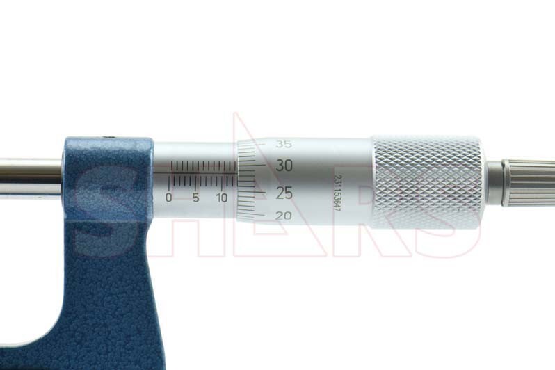 Shars 0-25mm Mechanical Blade Micrometer 0.004mm Accuracy New #}