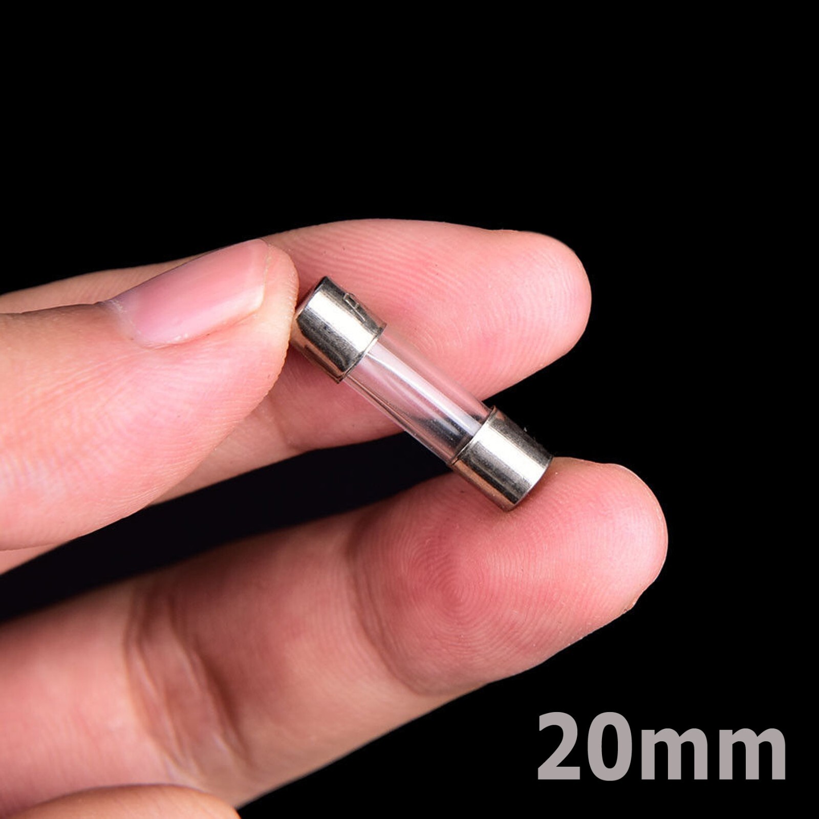 100Pcs 5x20mm Quick Blow Glass Tube Fuse Assorted Kits Fast Action Glass Fuses
