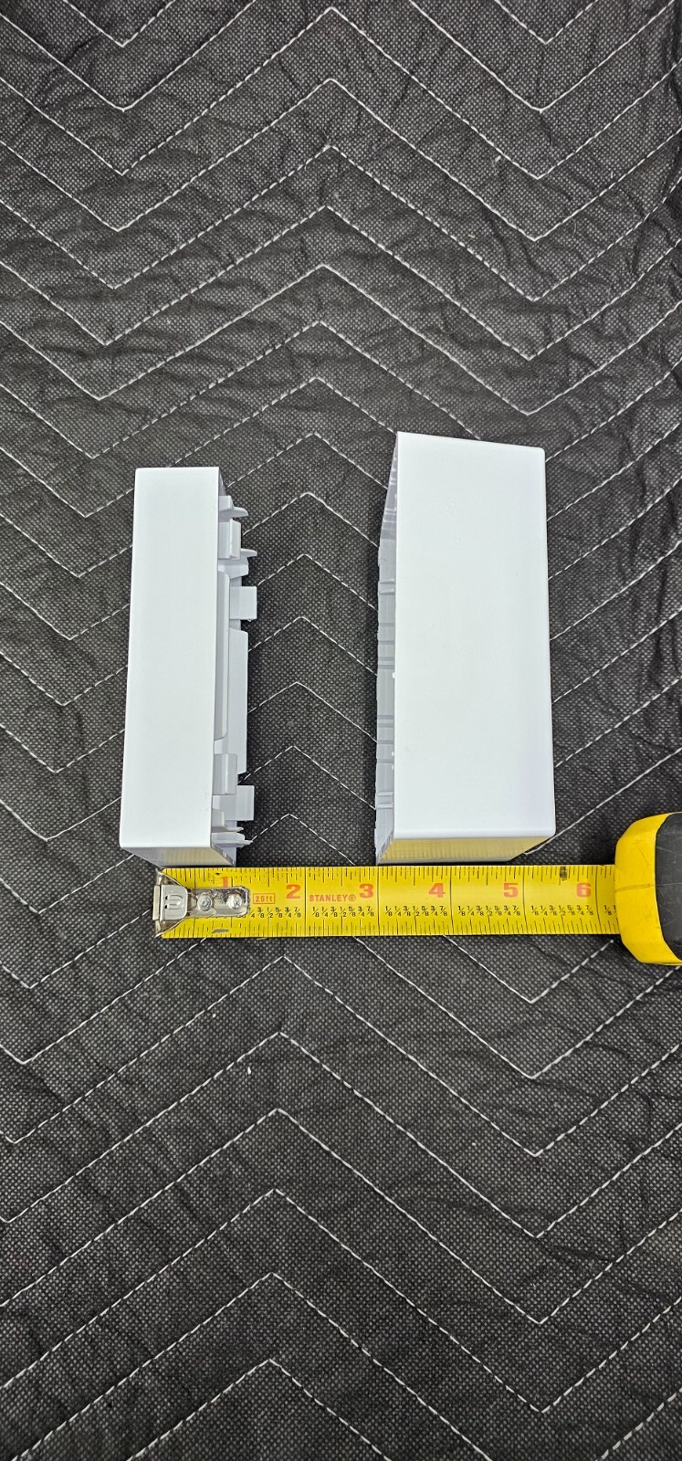 Extra Deep non-metallic outlet box (largest available- ~3inch)- 1