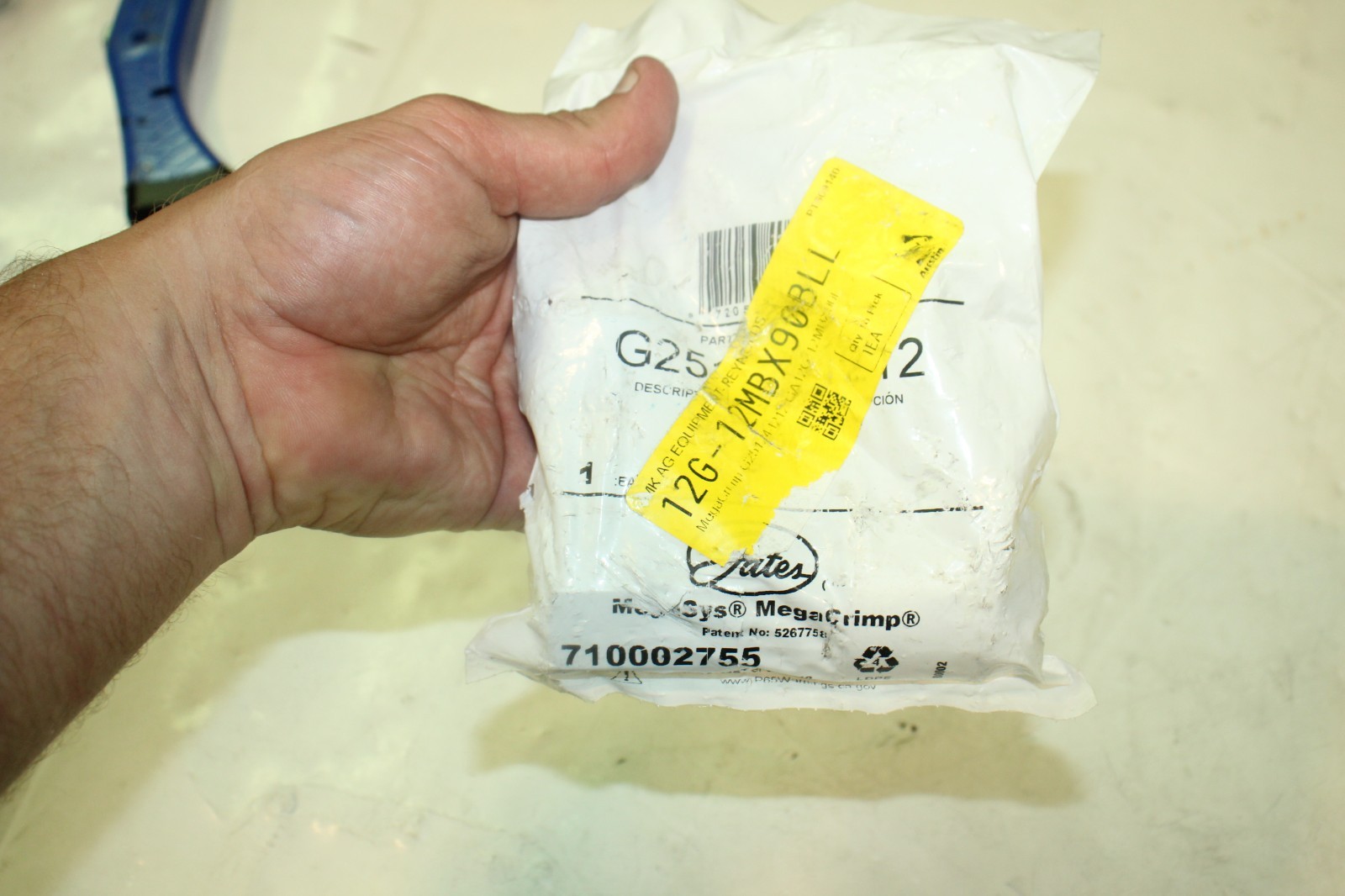 Gates 12G-12MBX90BLL G25124-1212 Hydraulic Hose Fitting