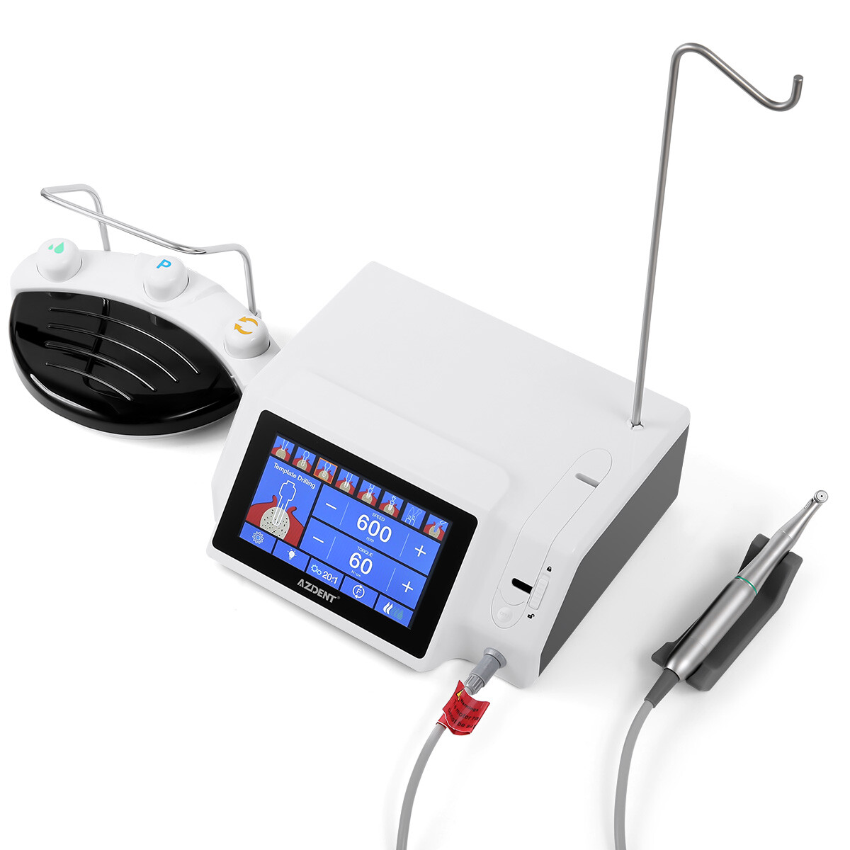 Dental Implant Motor System Brushless 20:1 Surgical Handpiece Contra Angle 120W