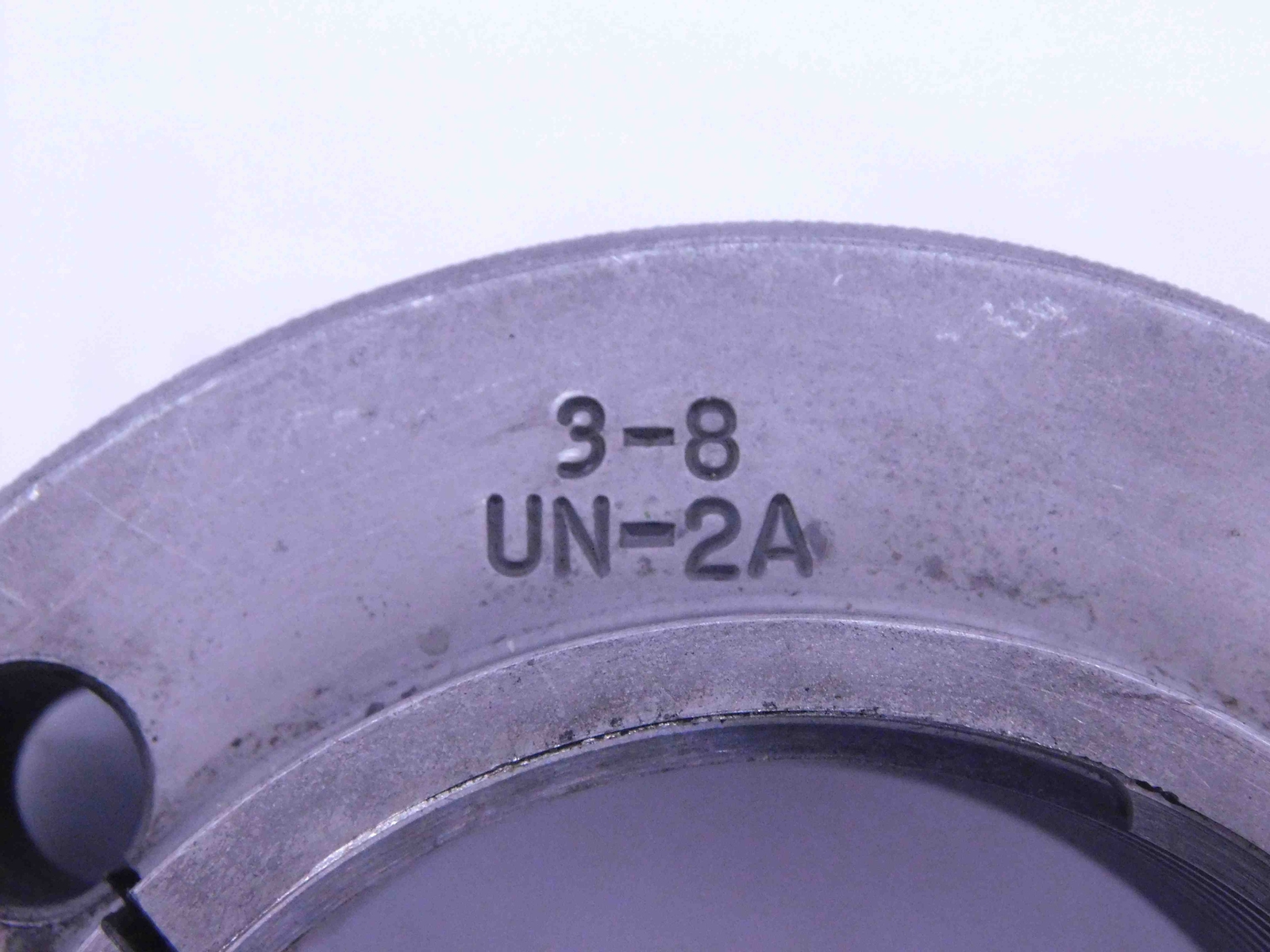 3″ 8 UN 2A THREAD RING GAGE 3.0 3.00 3.000 3.0000 GO ONLY P.D. = 2.9162 CHECK