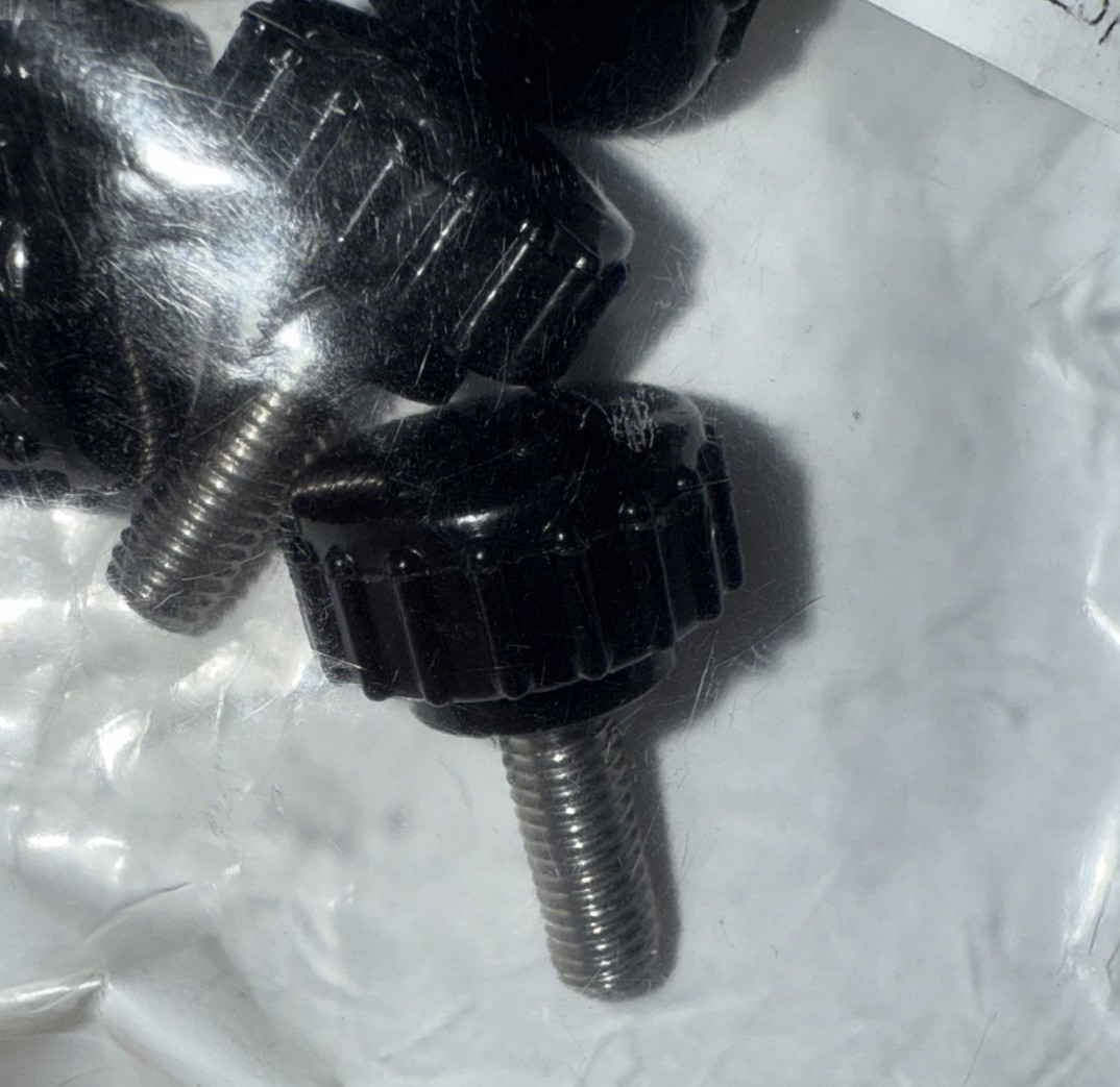 20 Pack of M5 x 14mm Threaded Stainless Steel Knurled Thumb Screws 20 Pieces NEW