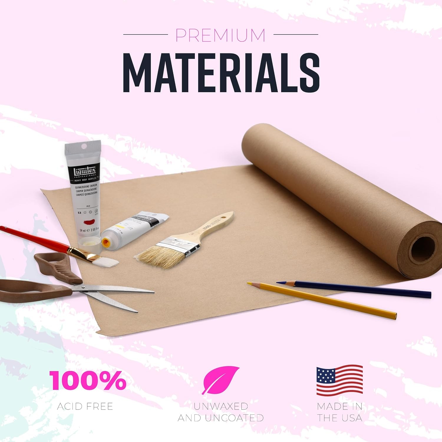 Large Brown Kraft Paper Roll – 36″ x 1200″ 100 ft