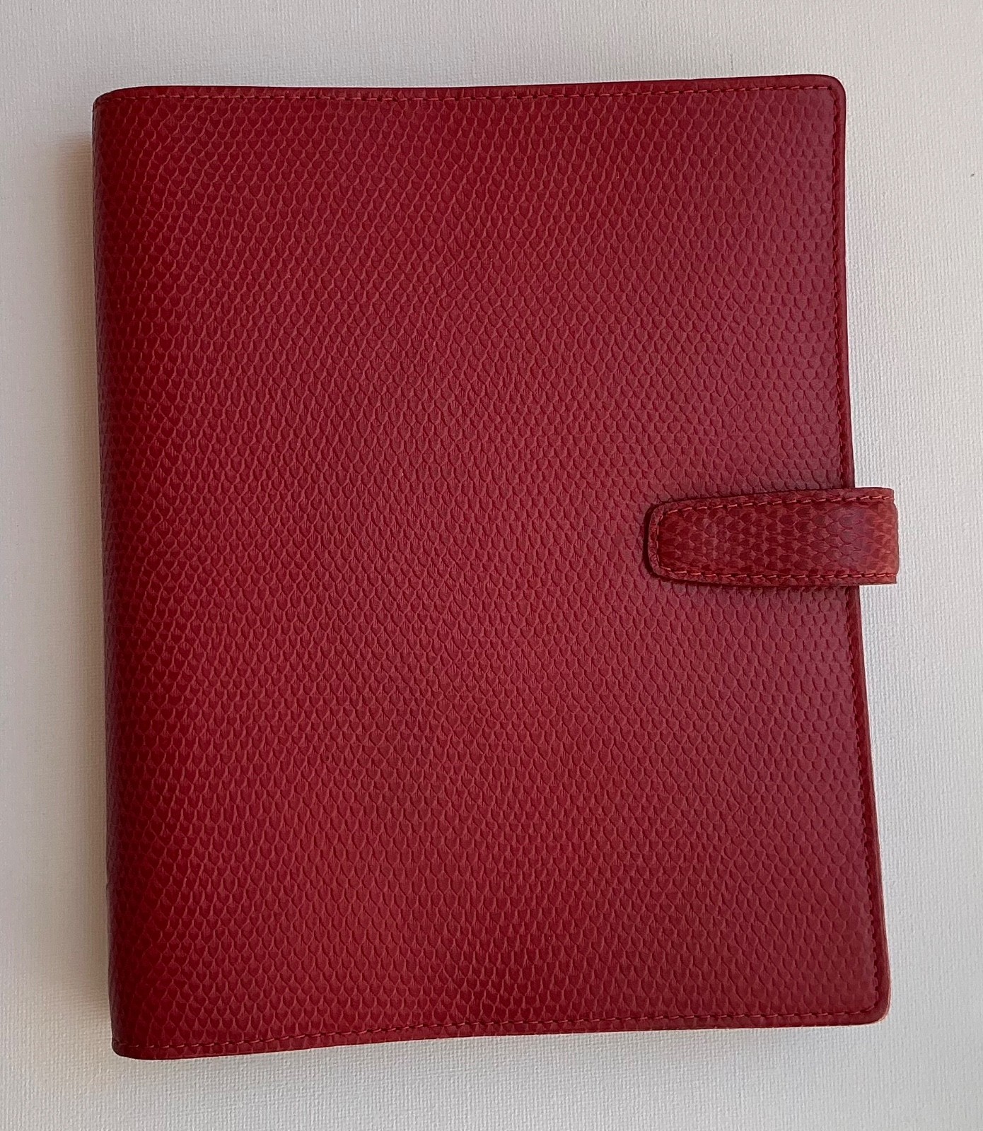 Filofax Chameleon A5 Organizer | Beautiful Red Leather w/Box