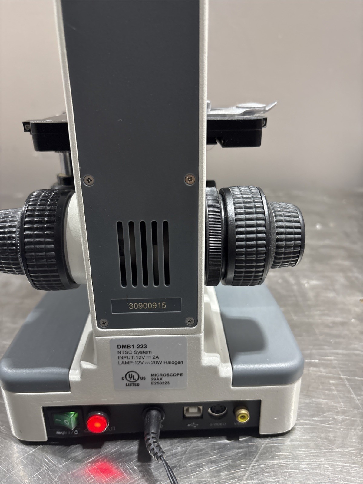 Boreal DMB1-223 Compound Microscope 4x 10x 40x 100x Objectives 57900-03