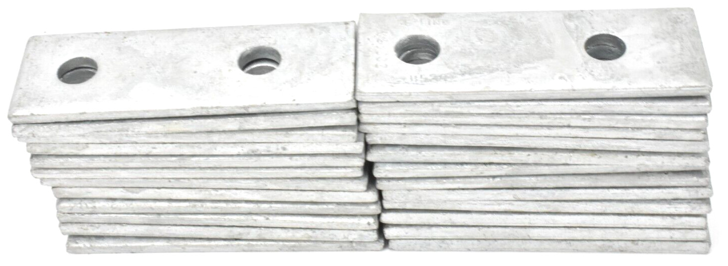 Lot of 25 – NEW Eaton B-line B528 Two Hole Splice Plate ZINC PLATED