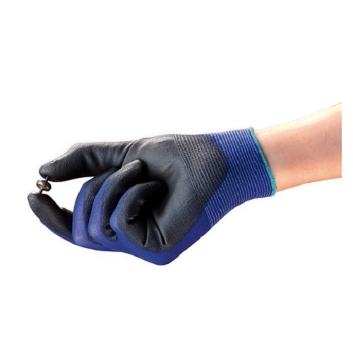 3 Pair Ansell HyFlex 11-618 Polyurethane Coated Precision Glove Size 9