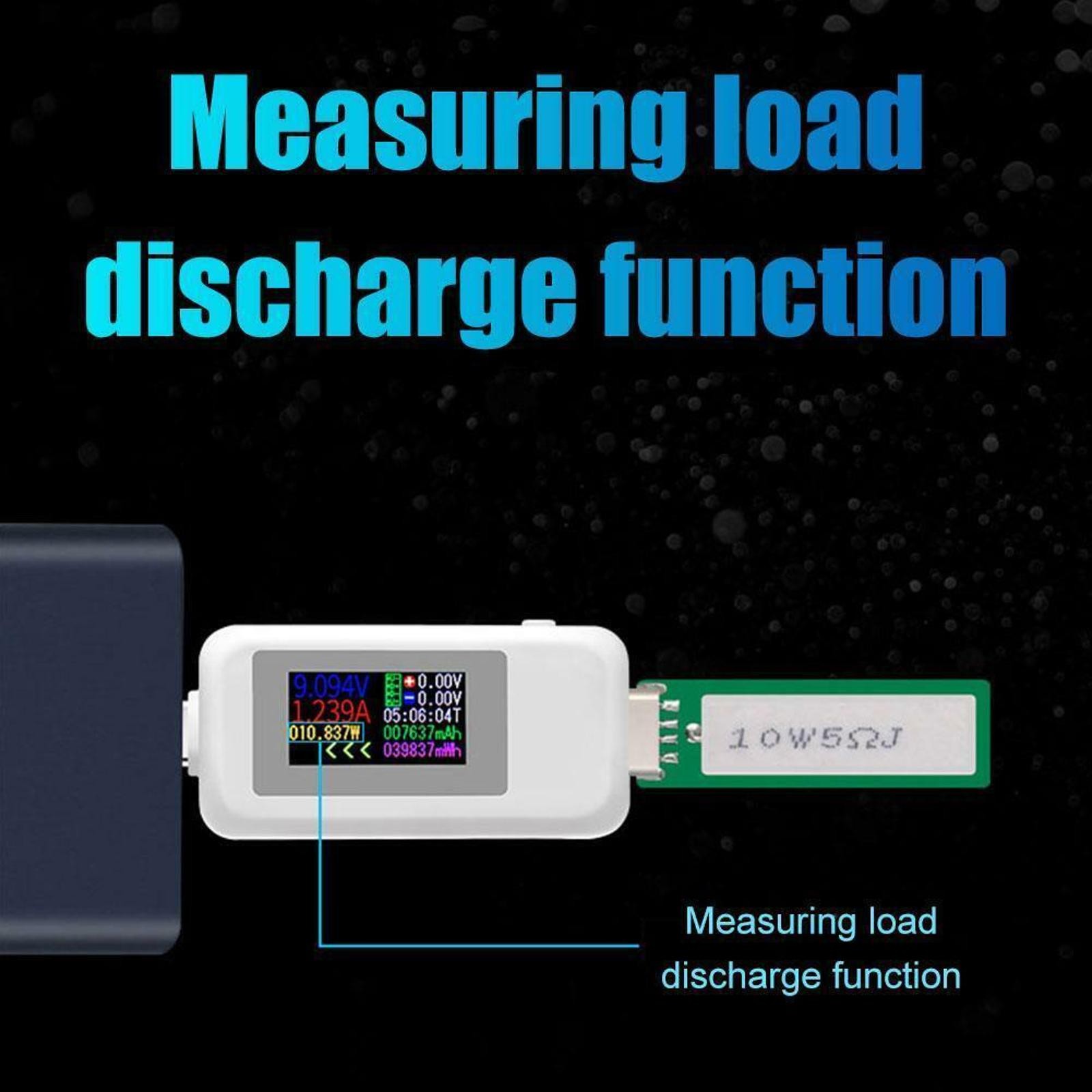 Type-C Power Tester Voltage Current Capacity Meter USB-C Multimeter 5A 4-30V C