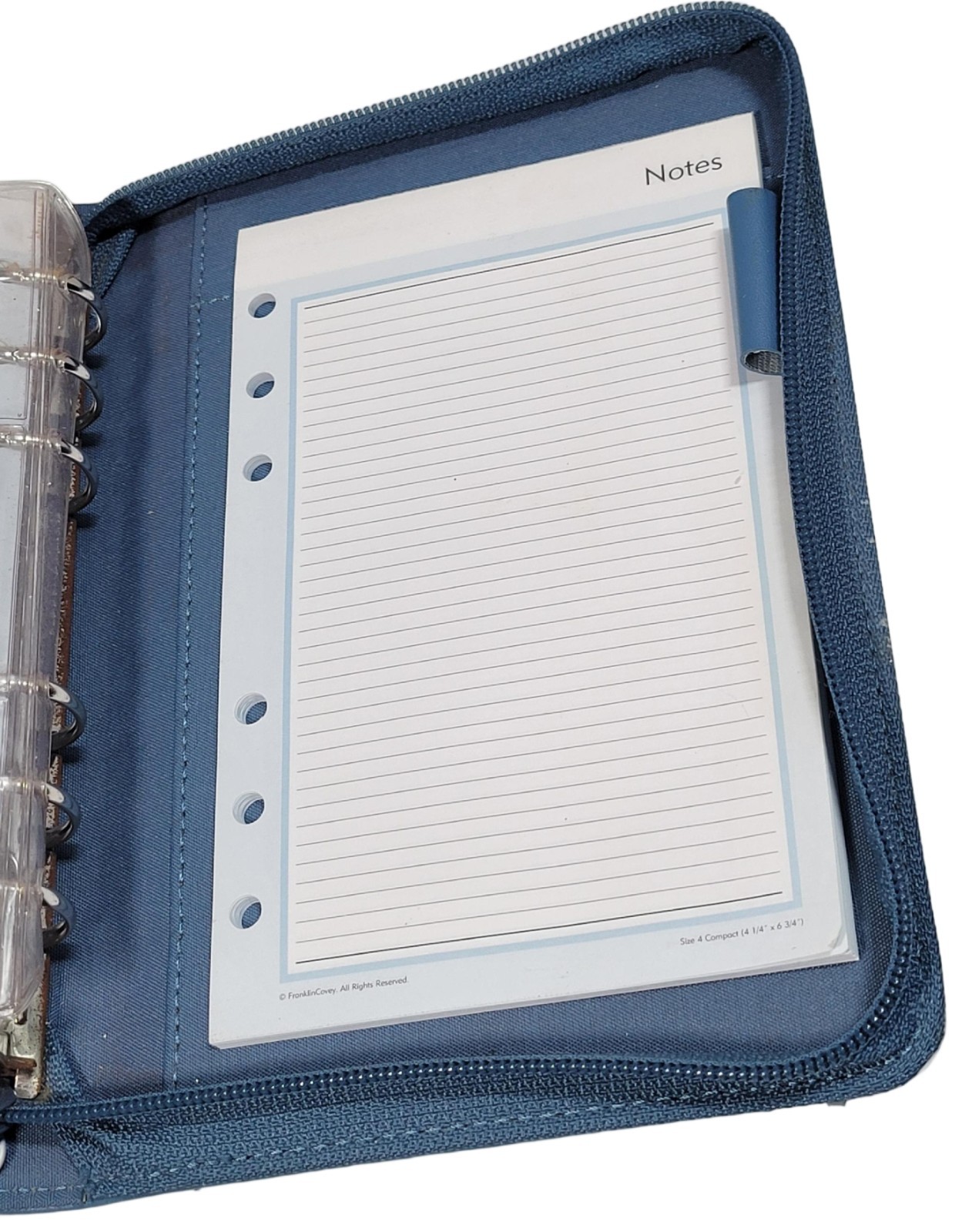 Franklin Covey 365 Monthly Weekly Organizer Planner Blue 6 Ring 8.5″x6.5″
