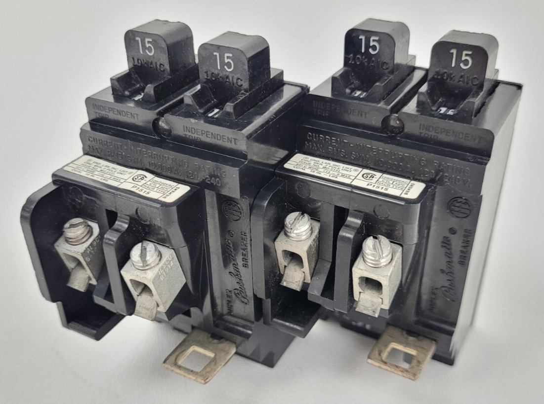 P1515 Siemens 15 Amp 240 Volt Pushmatic Circuit Breaker *NEXT DAY OPTION*