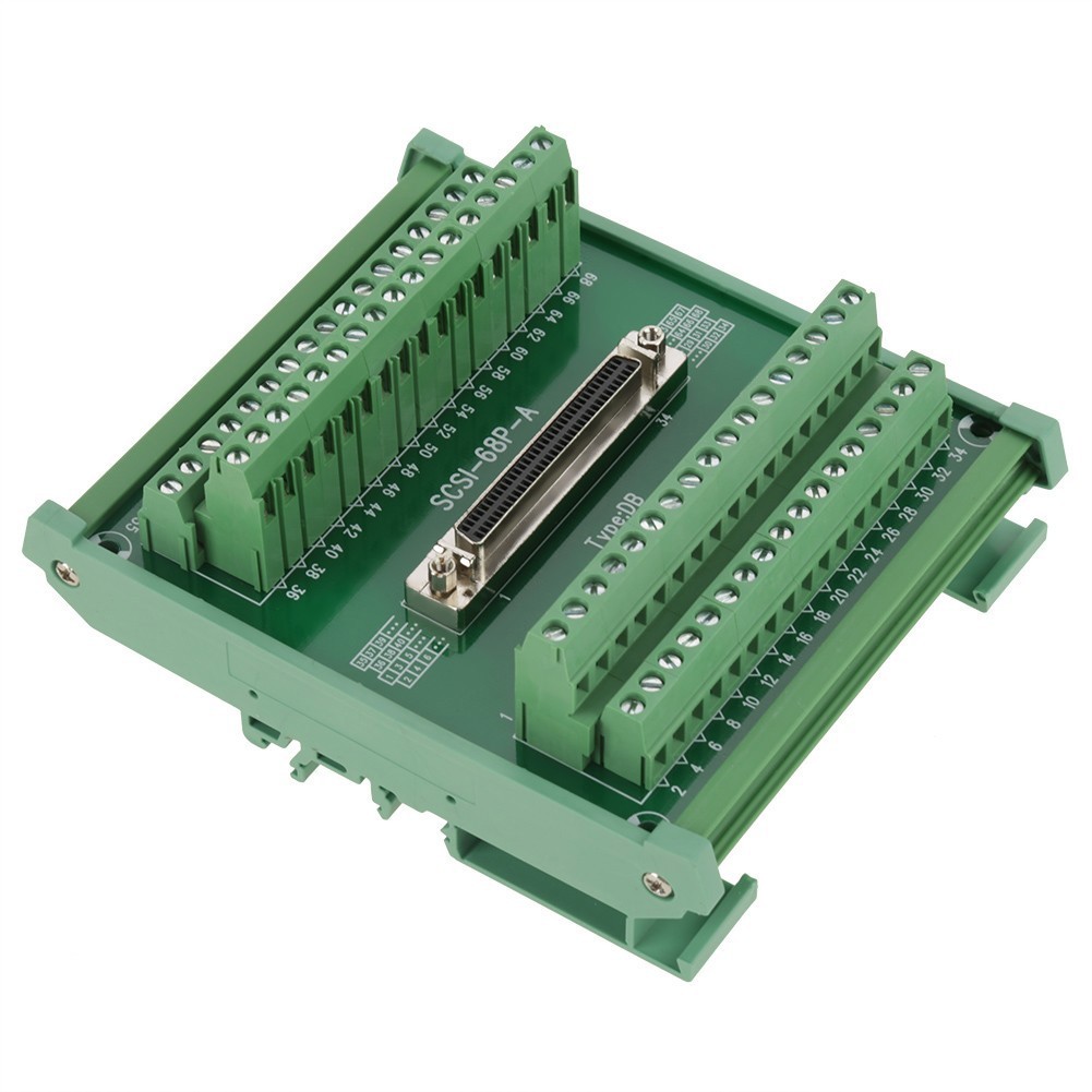 SCSI68 DB Type 68-pin Female Connector Breakout Board Terminal Module Tool