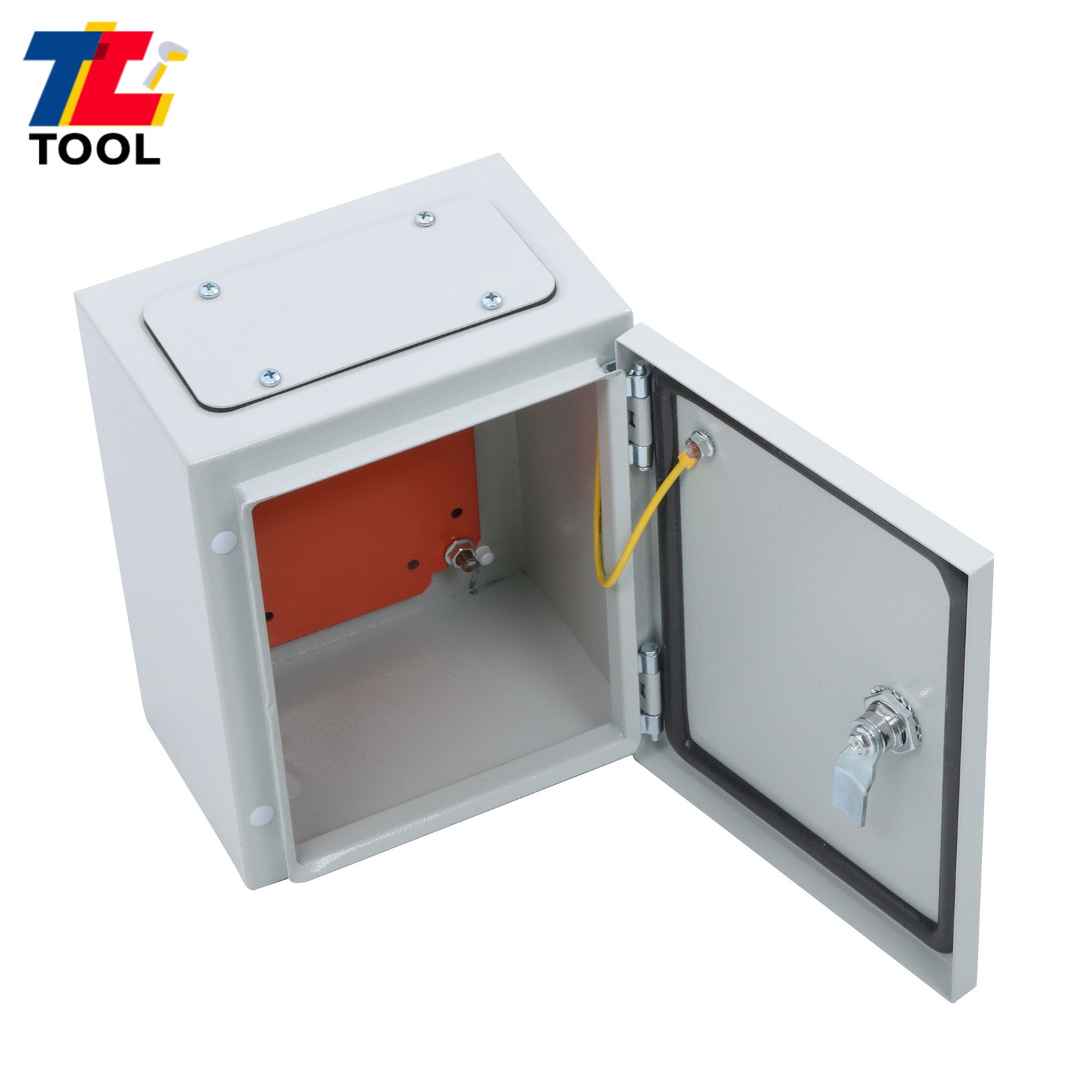 10x8x6″ Carbon Steel Electrical Box, IP65 Waterproof NEMA 4X Rated, Heavy-Duty