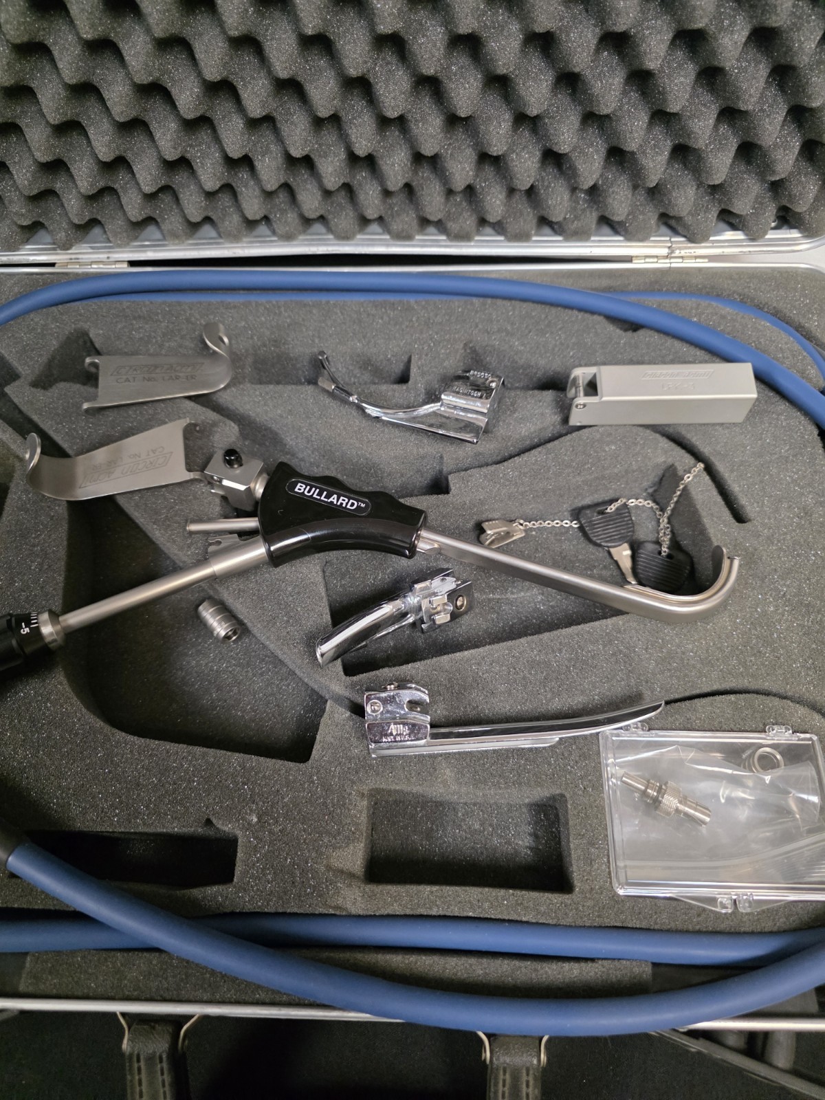 Circon ACMI Lars AL Long Adult Laryngoscope Set w/ Case