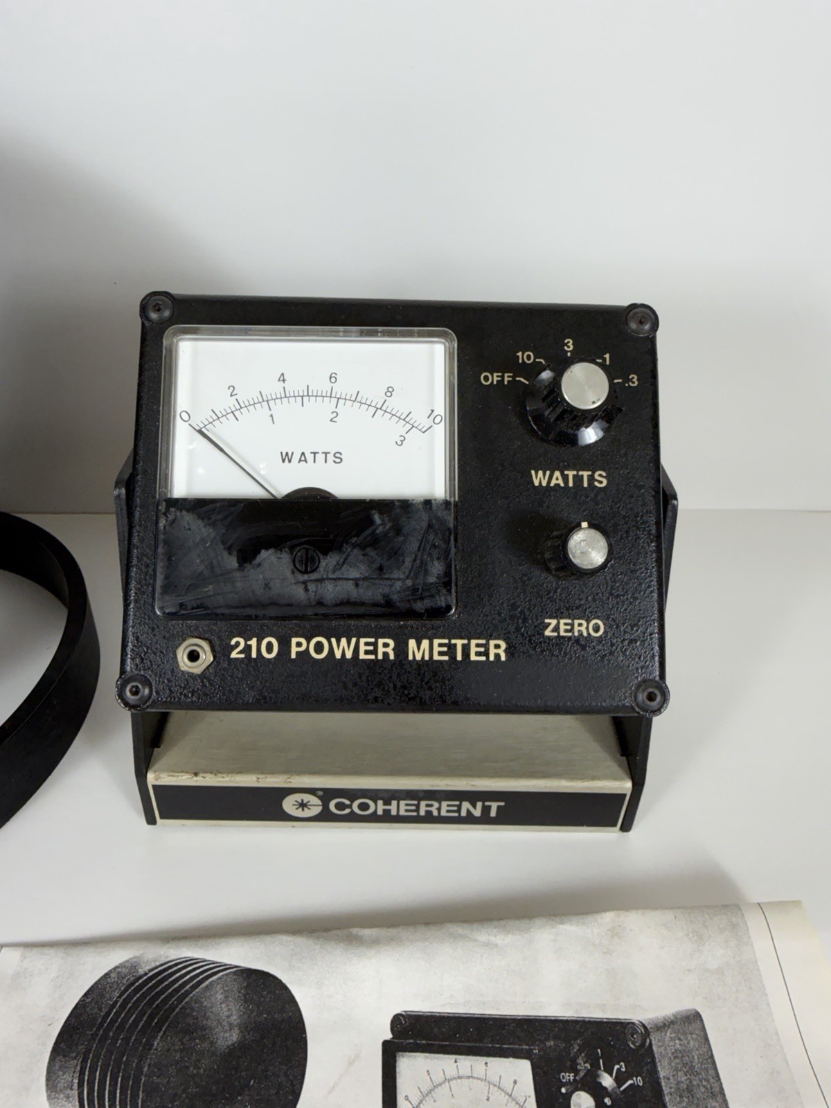 Coherent 210 Laser Power Meter With Original Brochure / Manual OEM