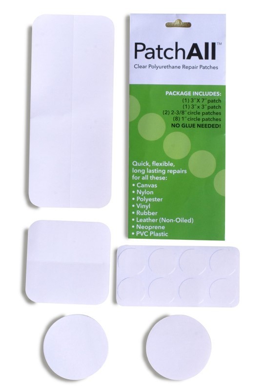 PatchAll Repair Tape Clear Waterproof Patches Vinyl Leather Canvas Seam Sealing