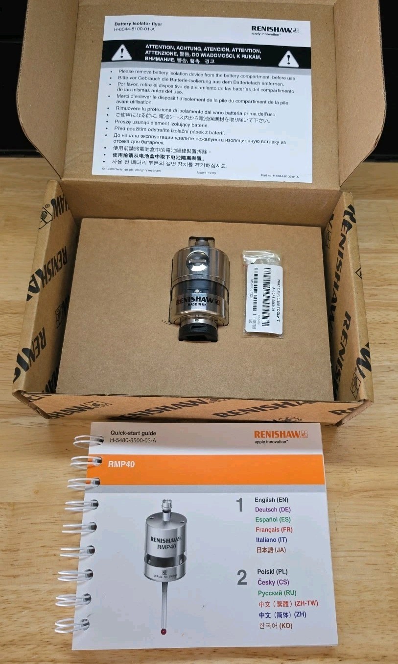 Renishaw Touch Probe RMP40M Radio/Radio A-5628-0001-13 New In Box
