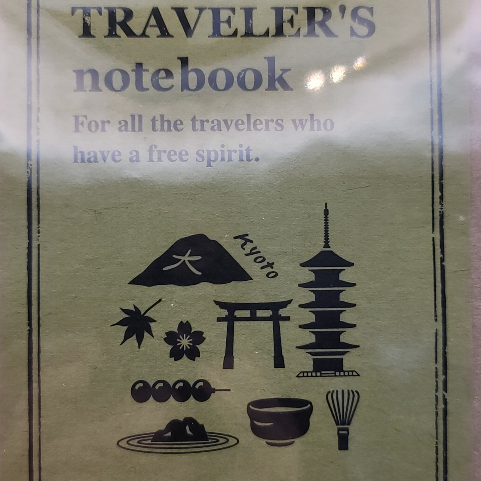 Traveler’s Notebook Company Kyoto Edition Blue Leather Cover Japan Limited