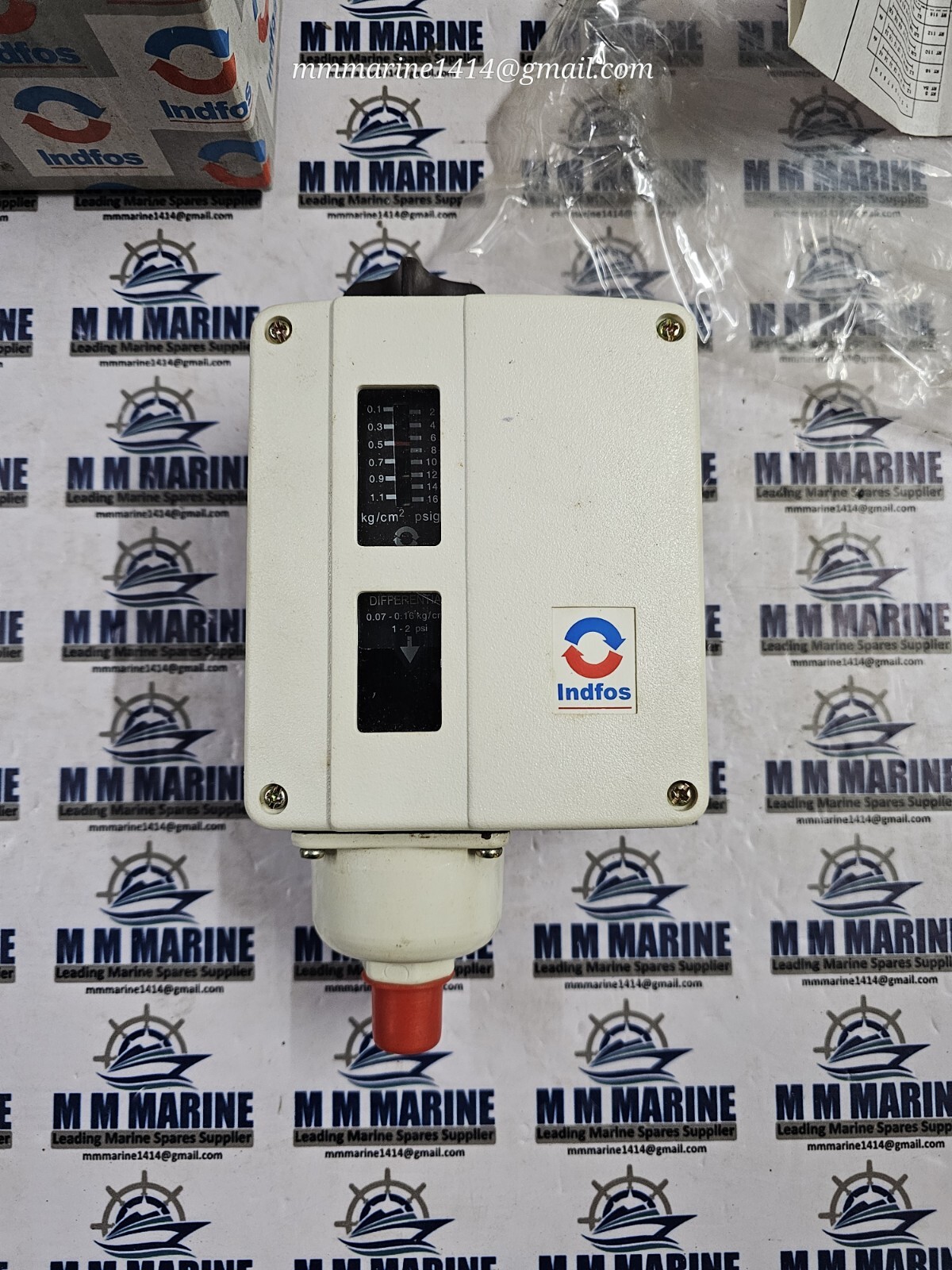 INDFOS RT 112 SB PRESSURE SWITCH 0.1-1.1 KG/CM2 MADE IN INDIA