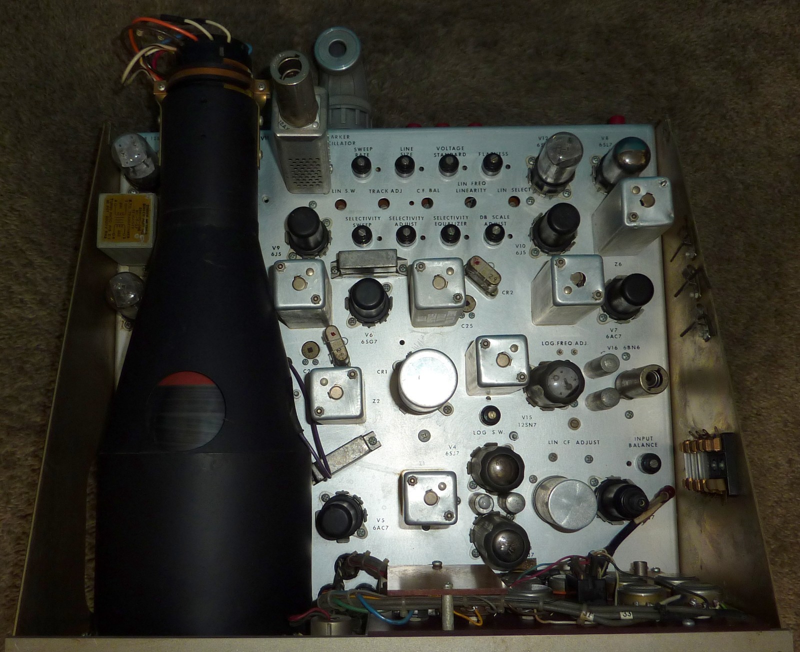 Singer Panoramic Sonic Spectrum Analyzer Model LP-1A-AZM 40Hz-20kHz