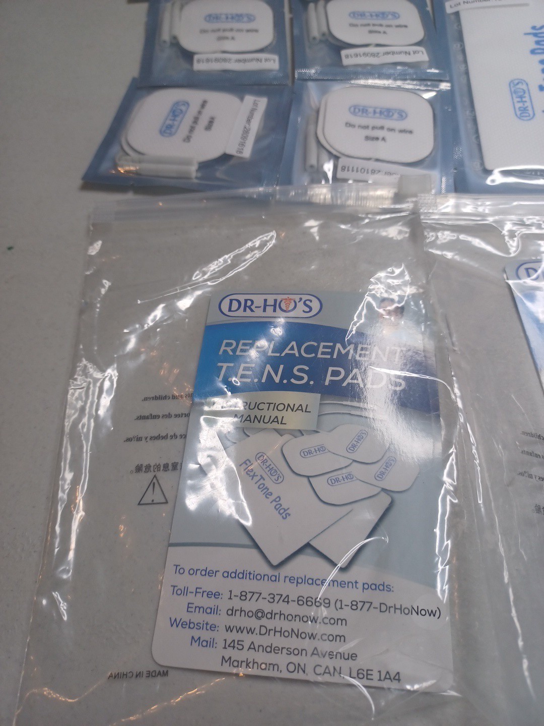 DR-HO’S FlexTone Pads Size A & B Replacement TENS Electrodes Pads Lot