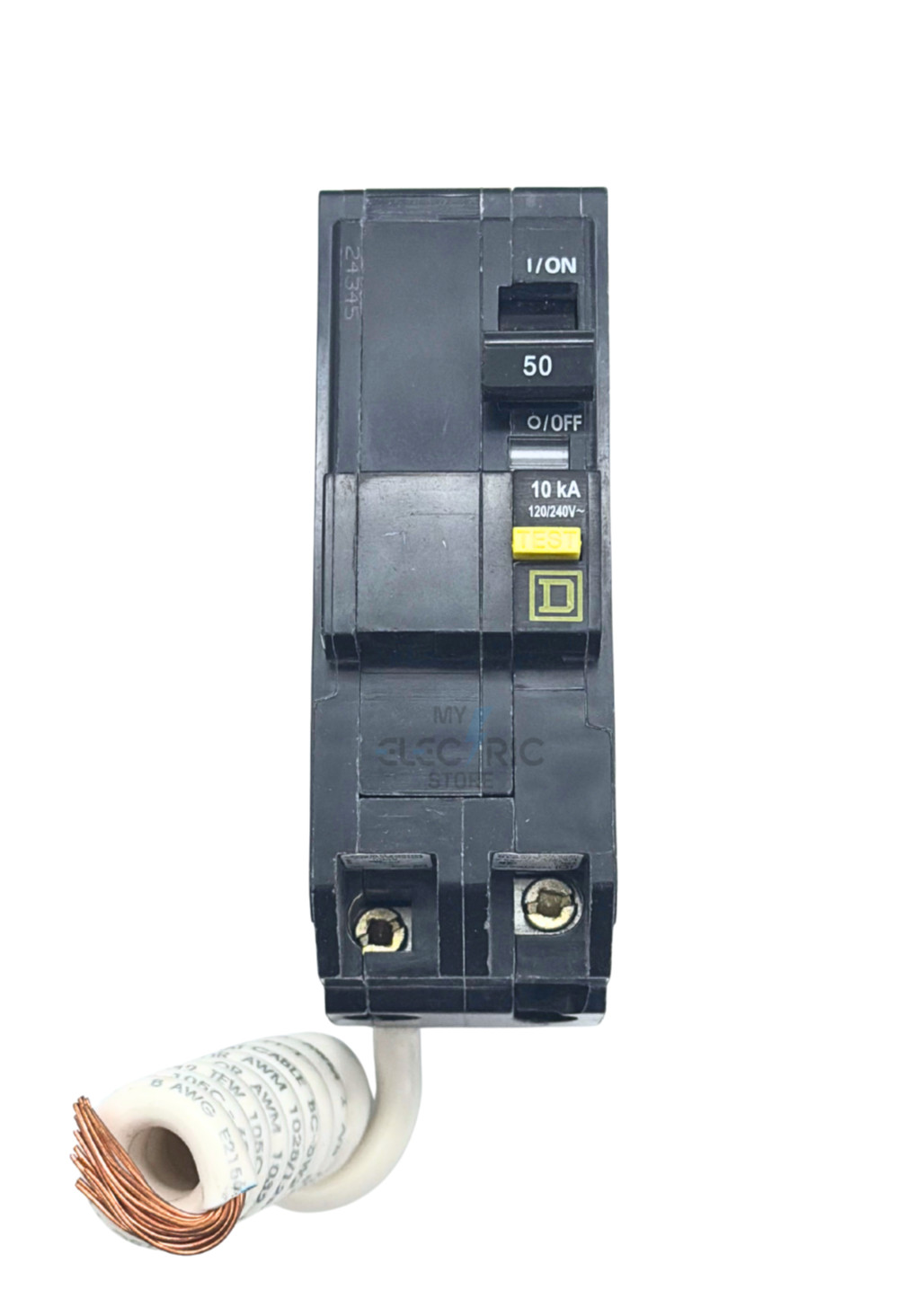 NEW Square D QO250GFI 50A 2-Pole GFCI 120/240V Plug-In Circuit Breaker
