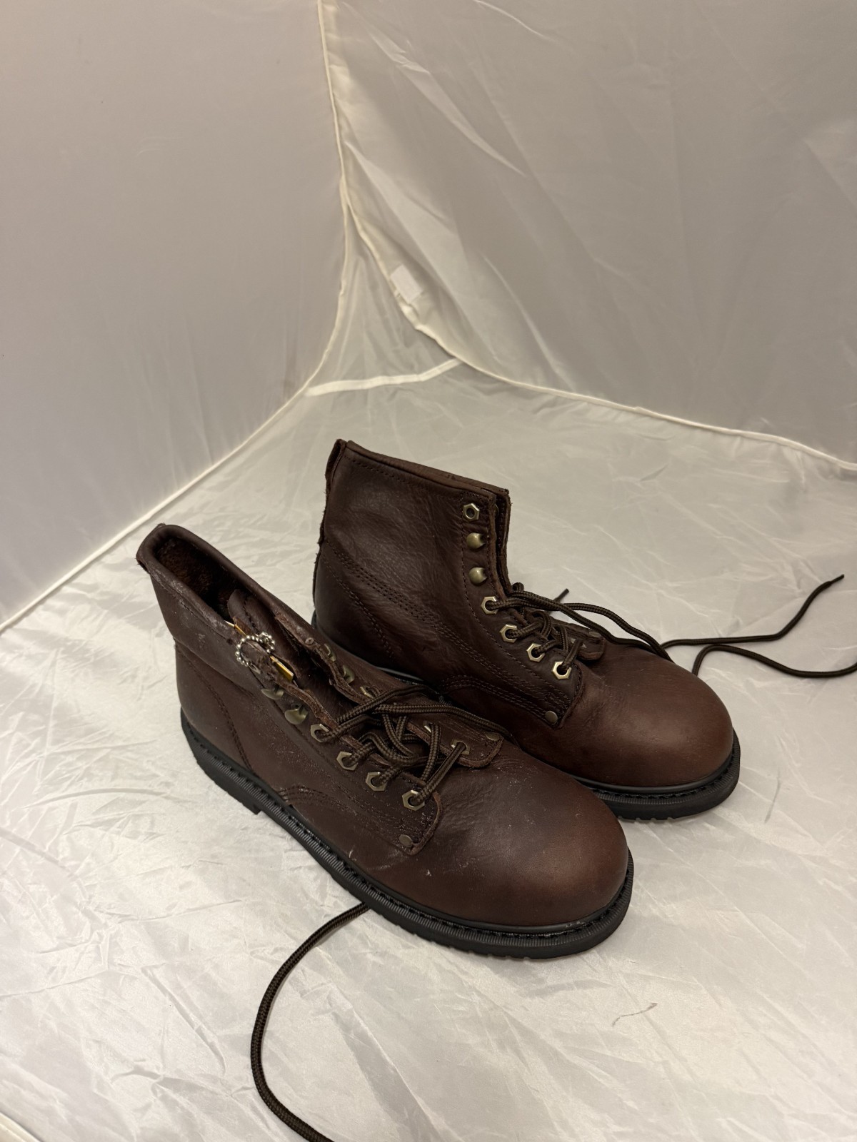 Bonanza Lace-Up Steel Safety Toe Work Boots. New without Box. Size 9.5 and 12!