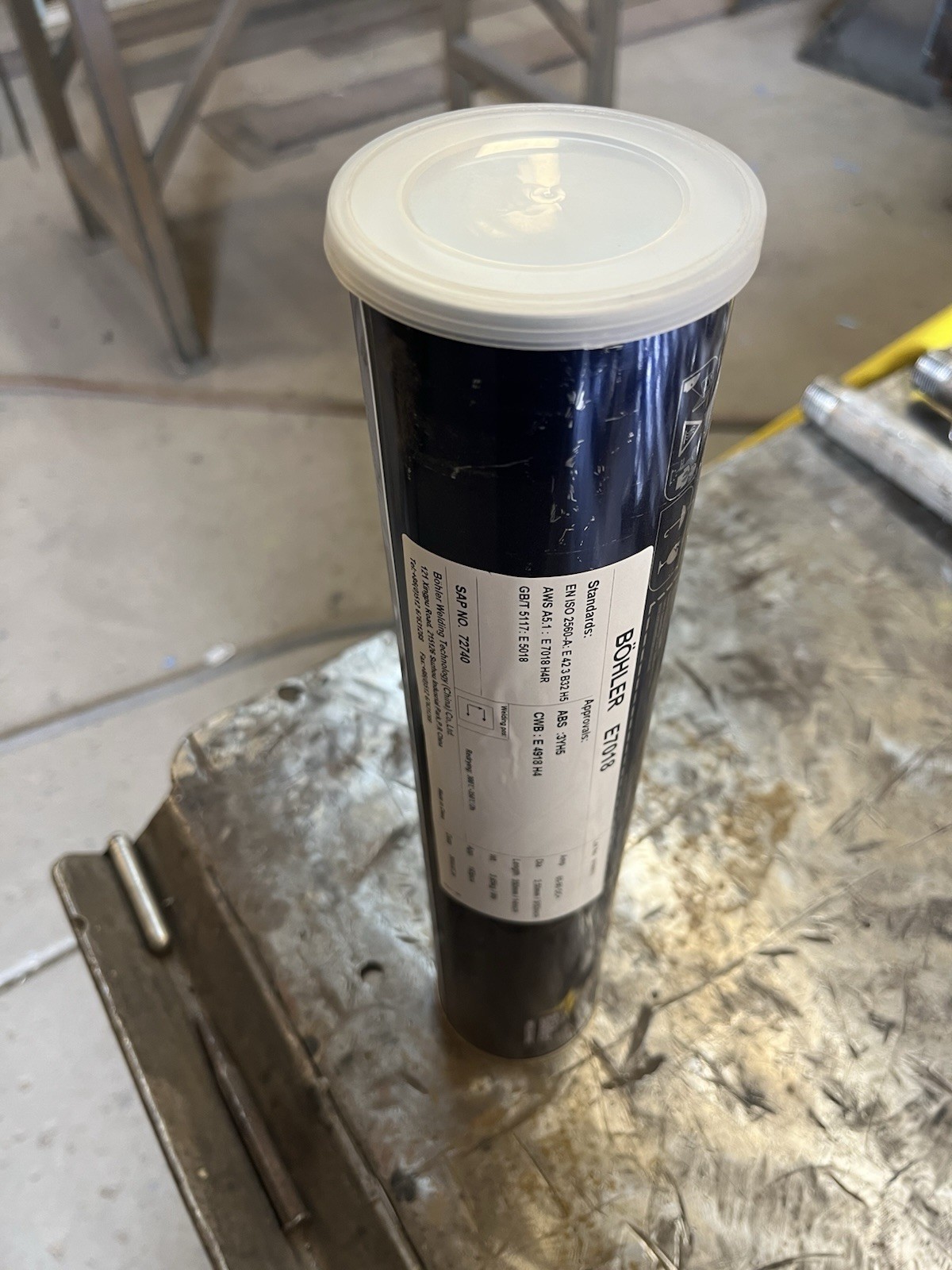 Bohler 3/32 E7018 Electrodes 8lb Cans