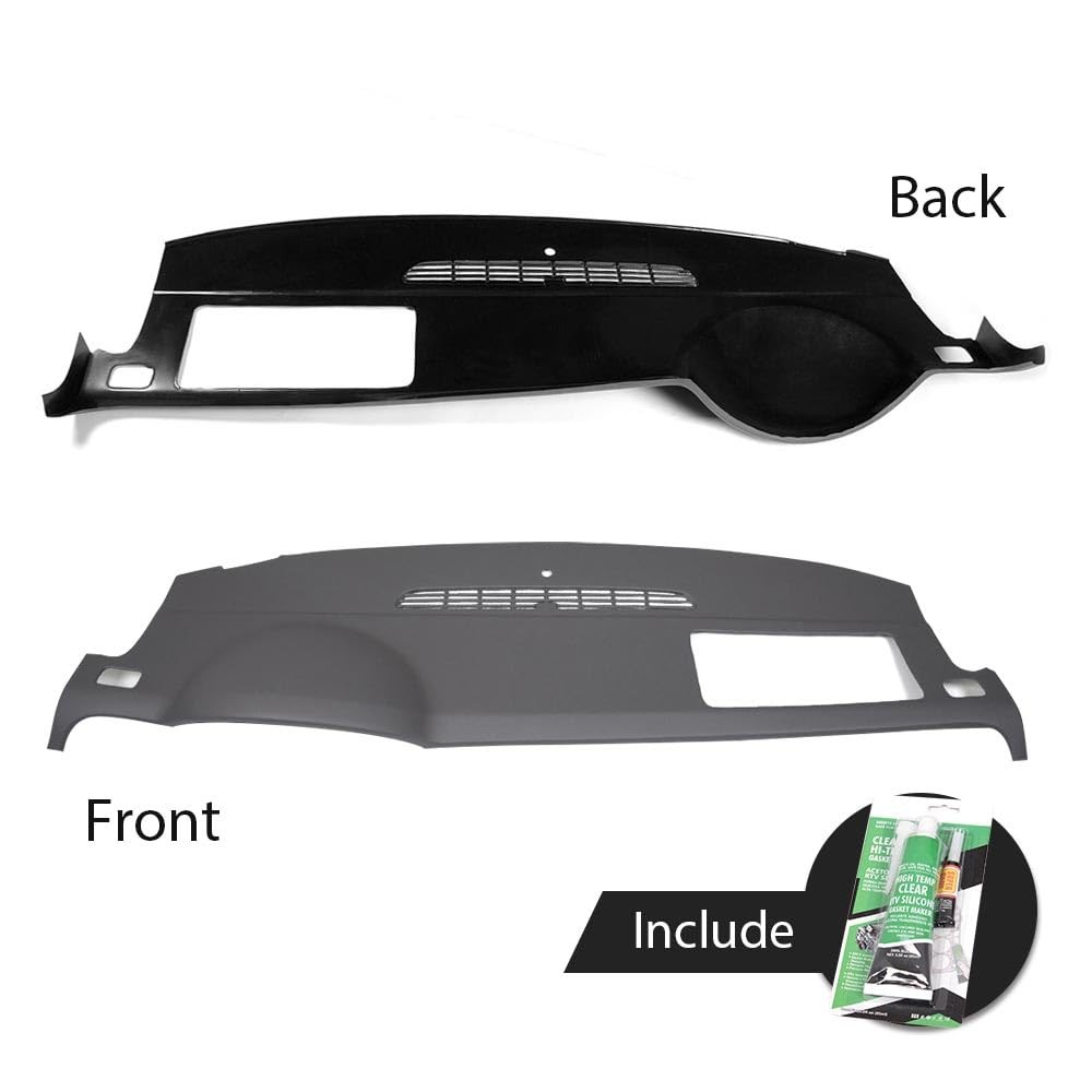 TPE Dash Cover Gray 2007-2014 Chevy Tahoe Suburban Yukon Avalanche Sierra 1500