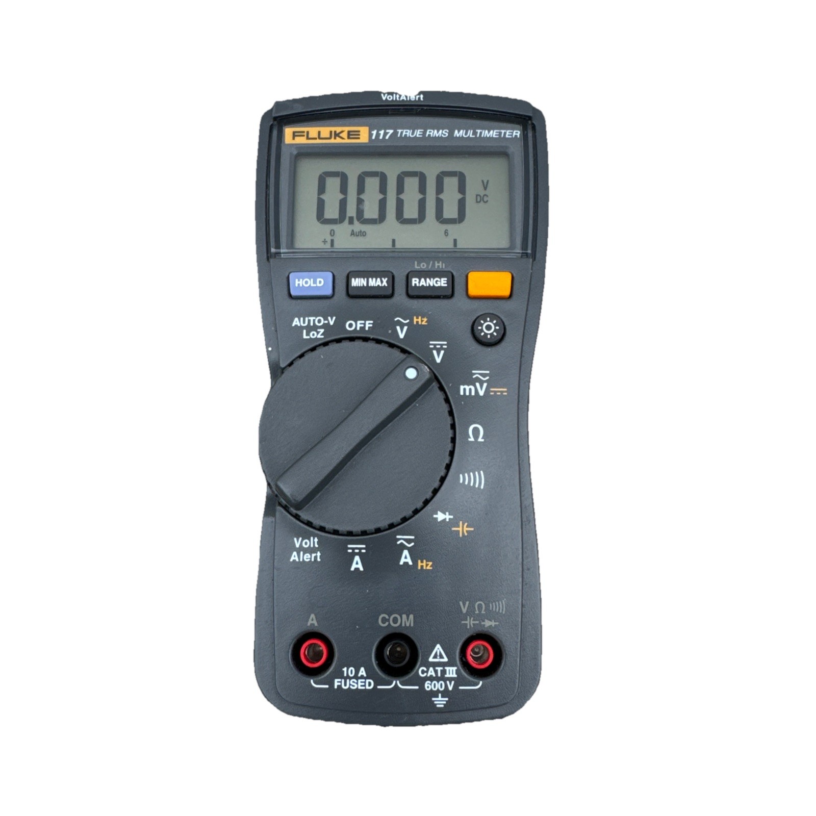 Fluke 117 True RMS Digital Multimeter Only (Cat III 600V / 10A) No leads
