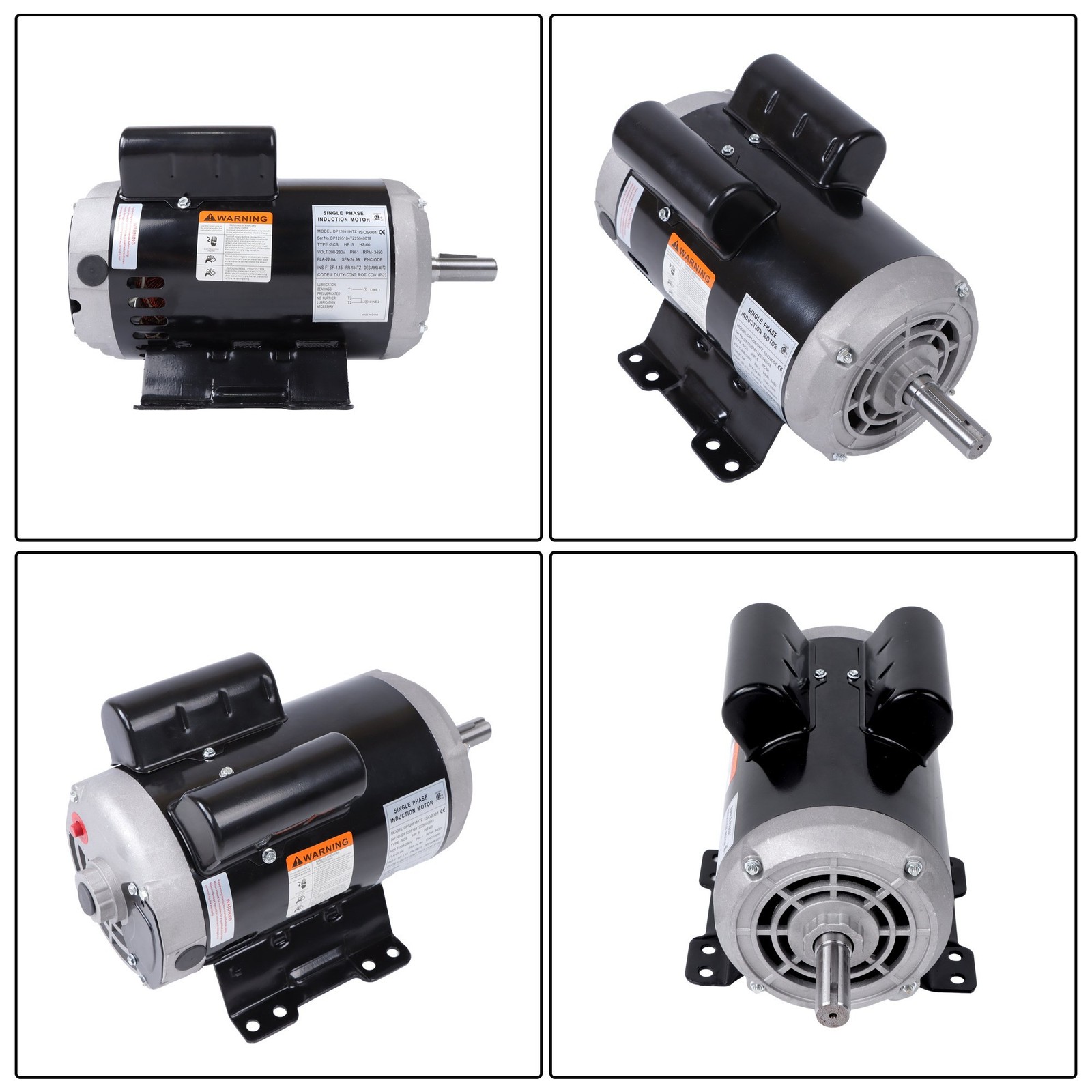 5HP Air Compressor Motor 23378805 54421193 for Ingersoll Rand 230V 3450 Rpm