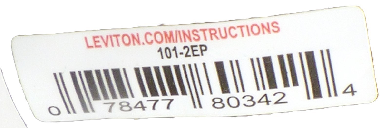 1 Leviton Two Prong Replacement Plug, Black, Polarized, 101-2EP 15A 110V-120V