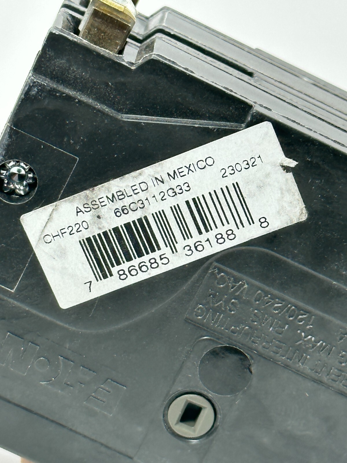 Eaton Type CH CHF220 Common Trip 2-Pole 20 Amp Circuit Breaker