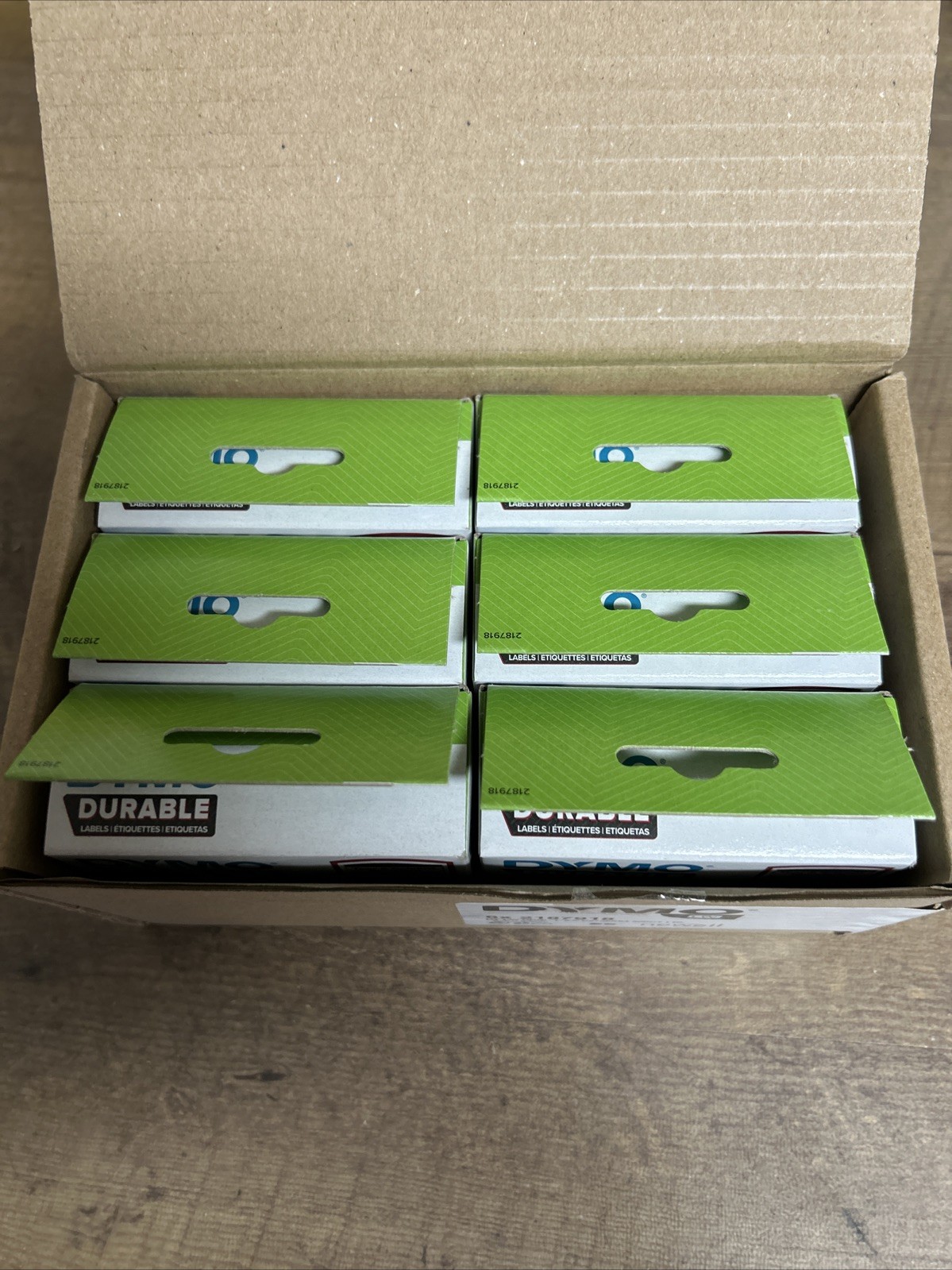 6 DYMO LabelWriter Labels 1 x 2-1/8 inches 500 Count LW Printer Labels OEM