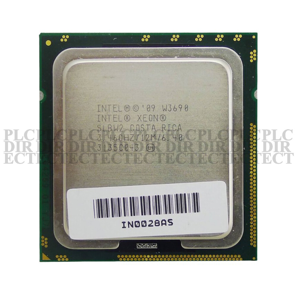 Used INTEL Xeon W3690 Processor CPU 3.46GHz 12M 6.40GT/s
